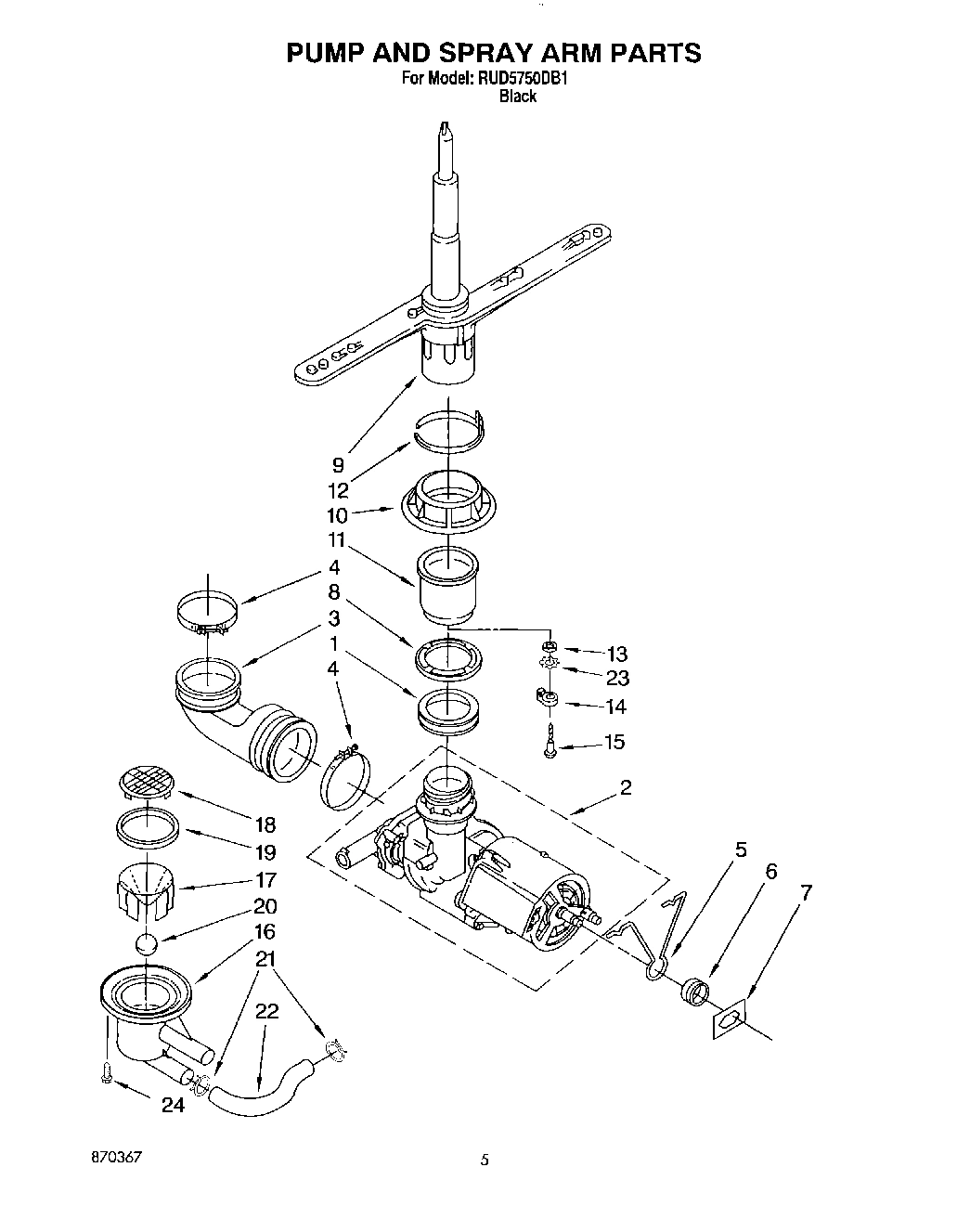 04 - PUMP AND SPRAY ARM