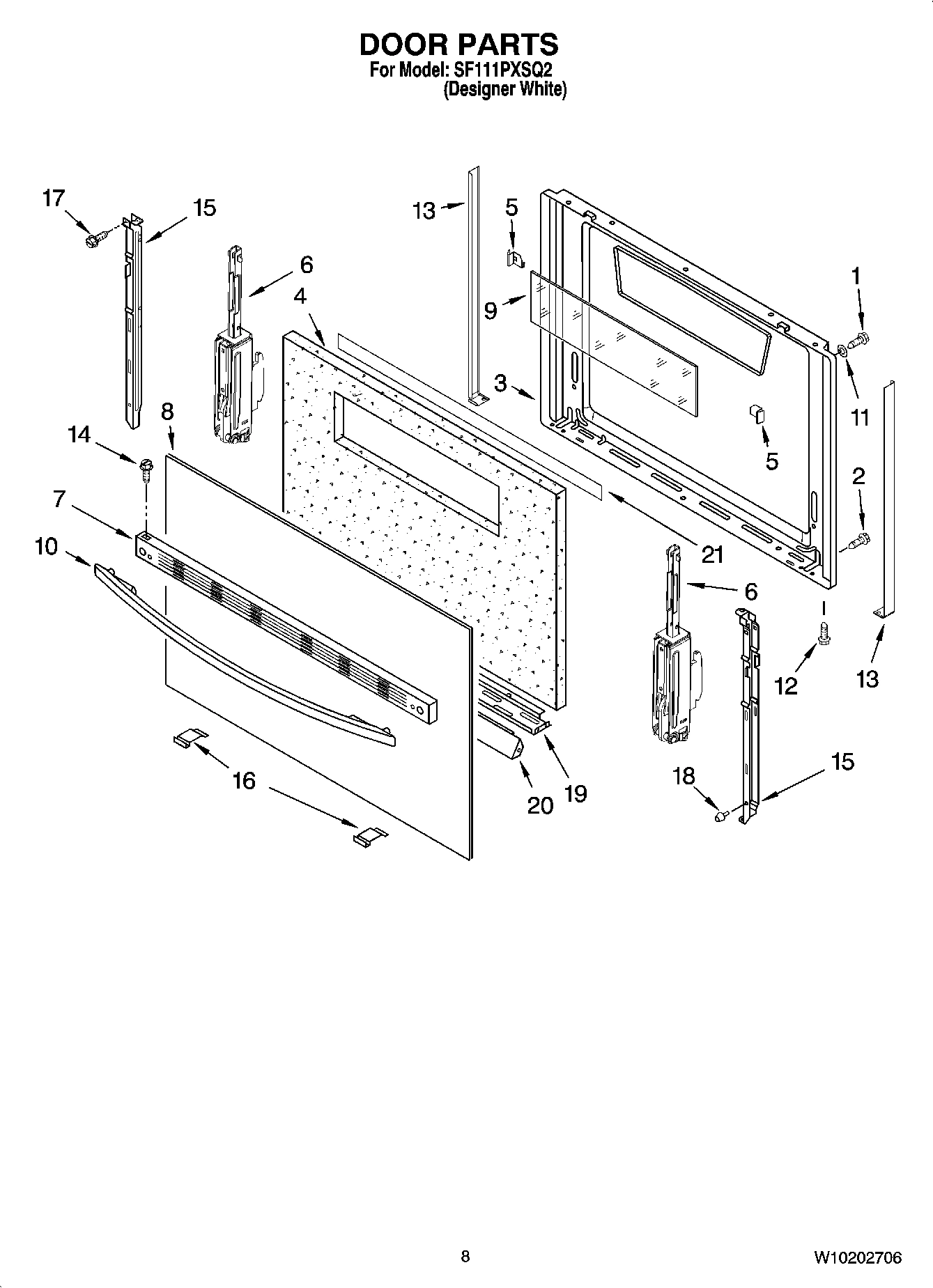 06 - DOOR PARTS, OPTIONAL PARTS (NOT INCLUDED)