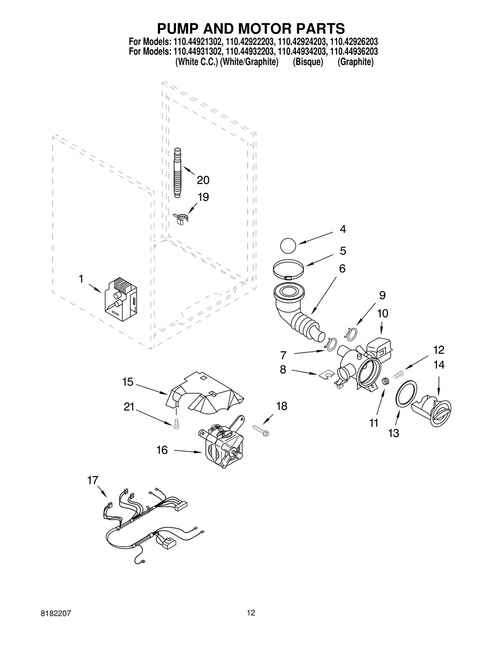 PUMP AND MOTOR PARTS