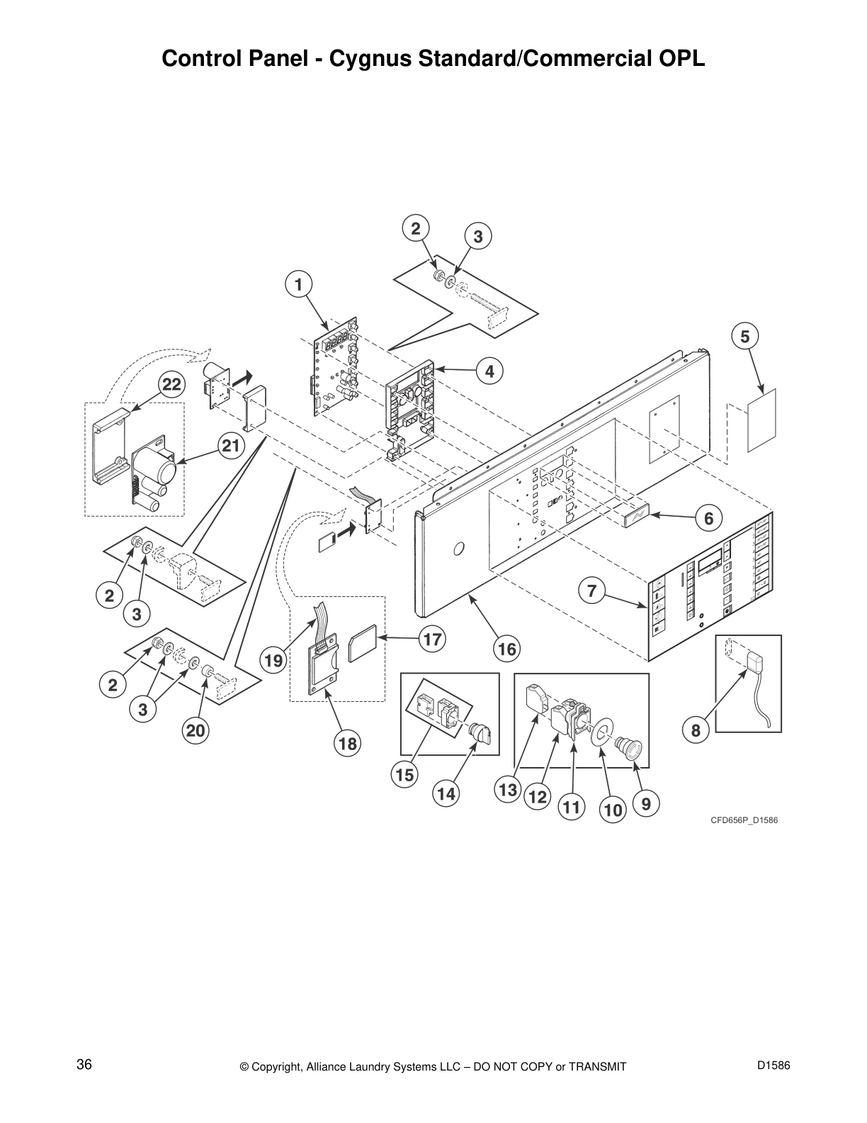 Control Panel - Cygnus Standard/Commercial OPL