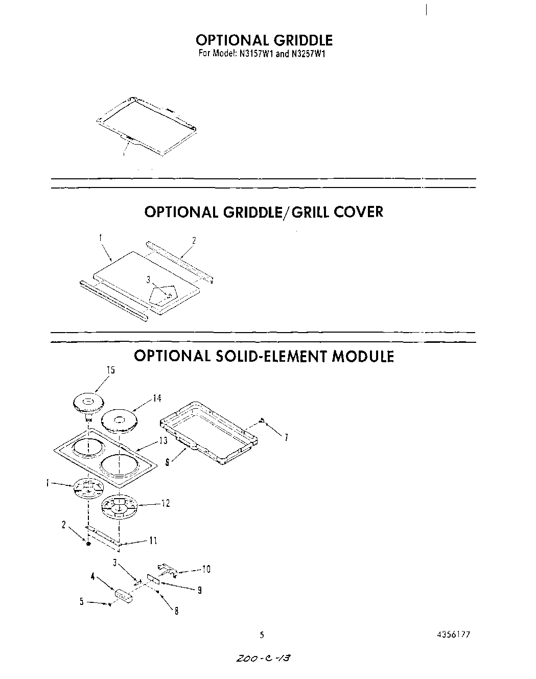04 - GRIDDLE , GRIDDLE/GRILL COVER