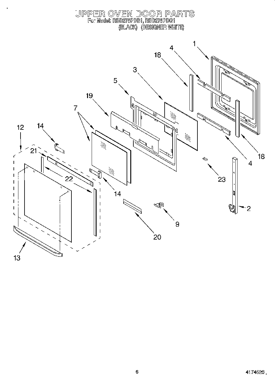 04 - UPPER OVEN DOOR