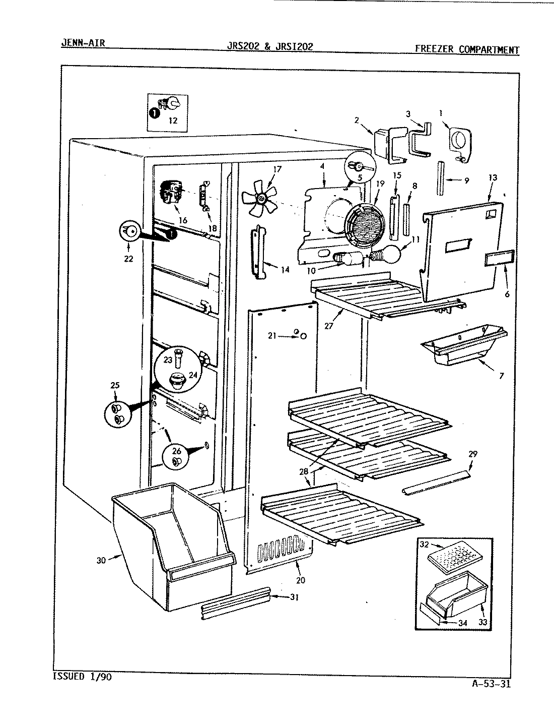 01 - FREEZER COMPARTMENT