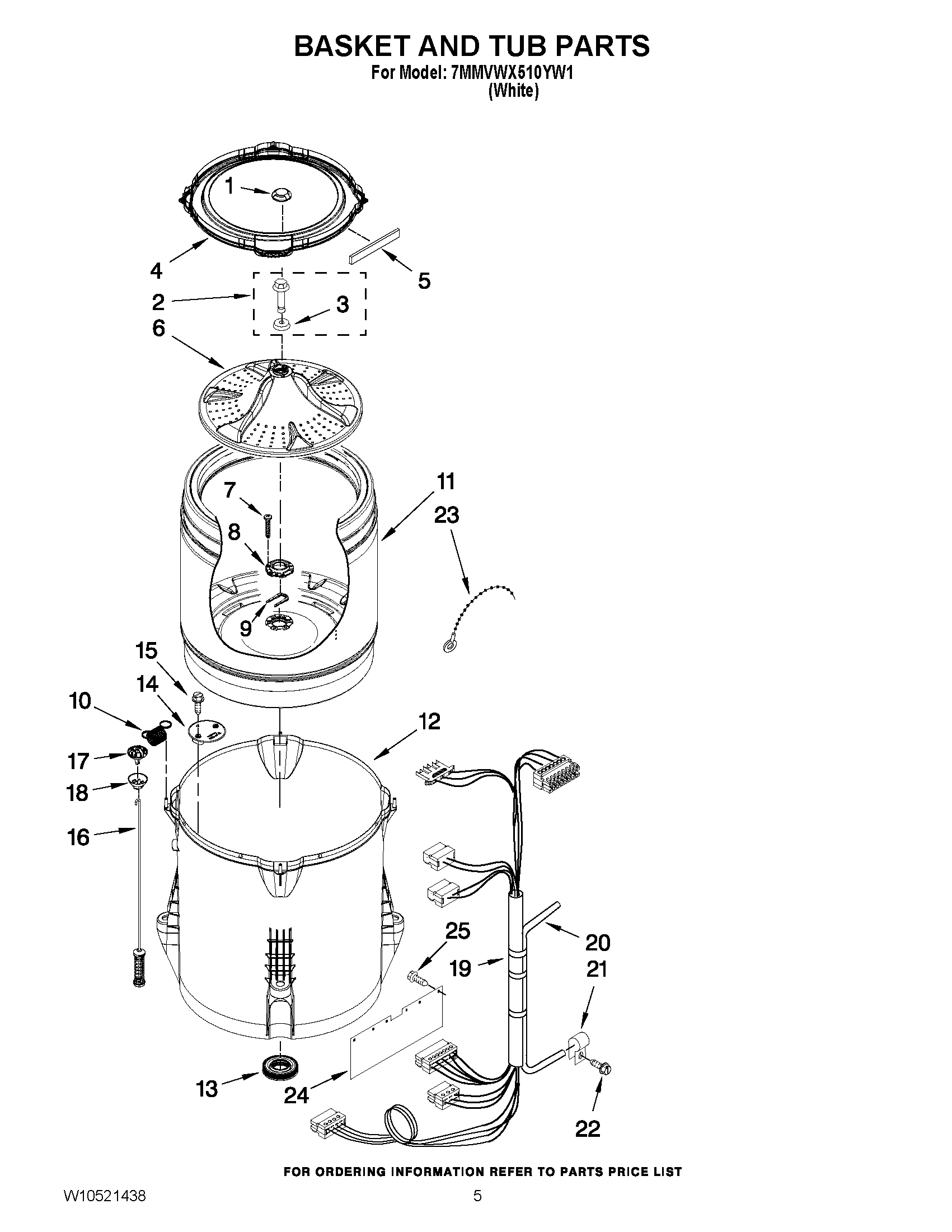 03 - BASKET AND TUB PARTS