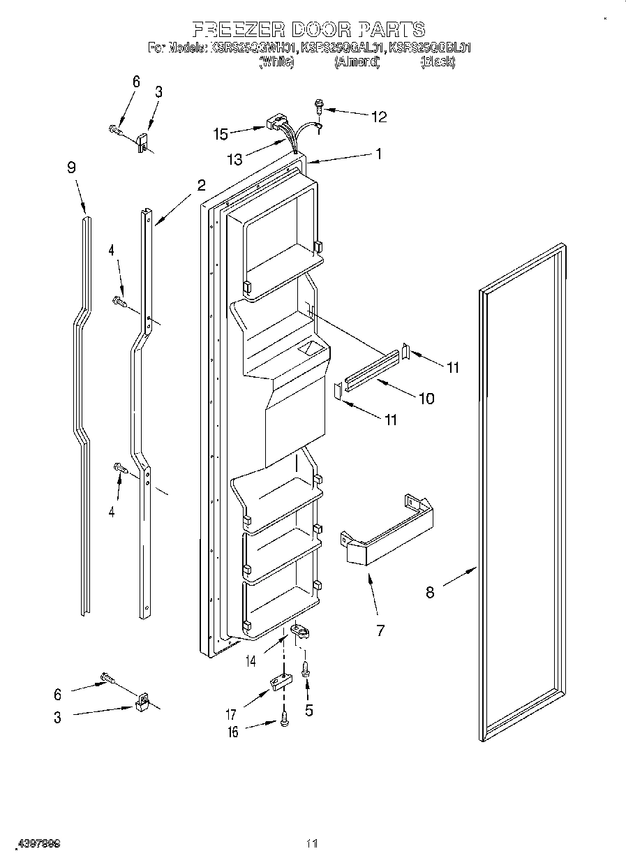 07 - FREEZER DOOR