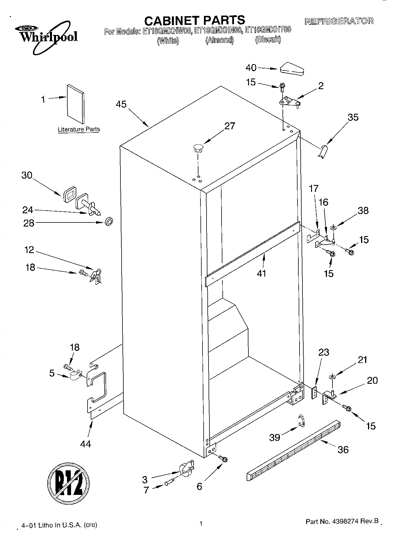 01 - CABINET, LITERATURE