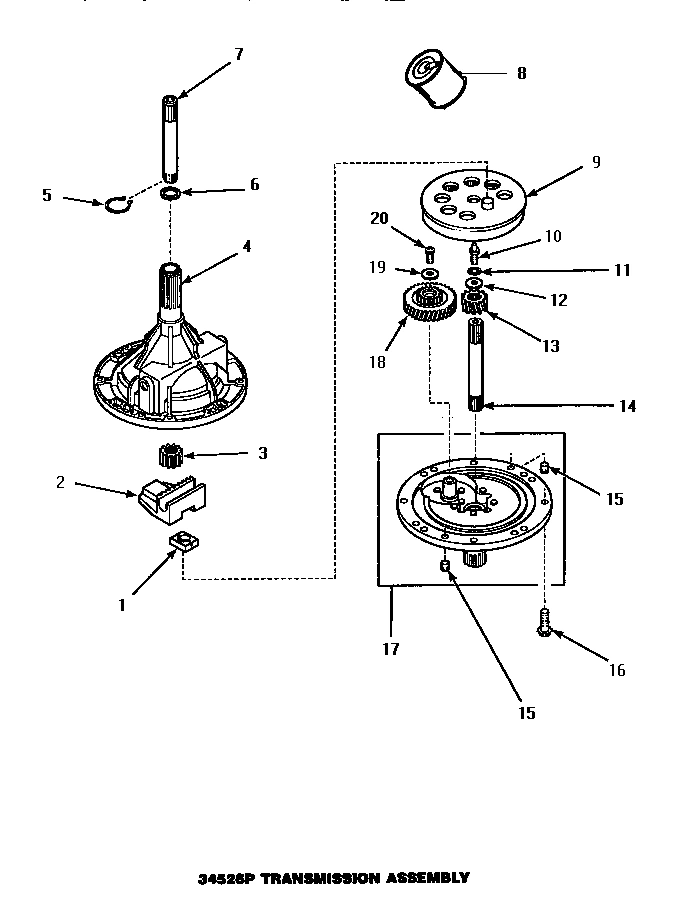 01 - 34526P TRANSMISSION ASSY