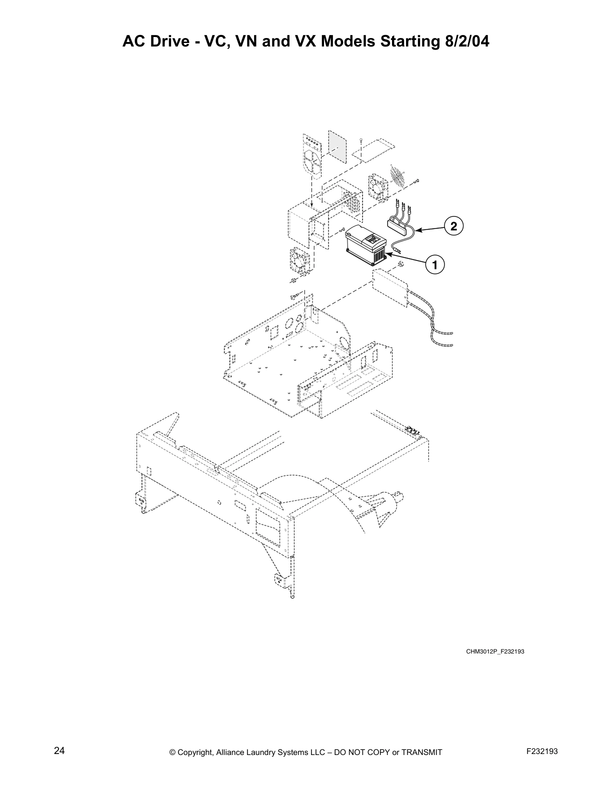 AC Drive - VC, VN and VX Models Starting 8/2/04