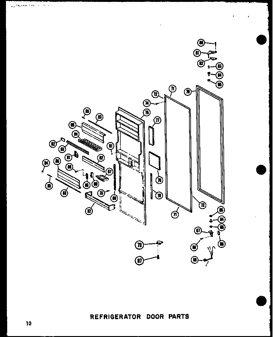 12 - REF DOOR PARTS
