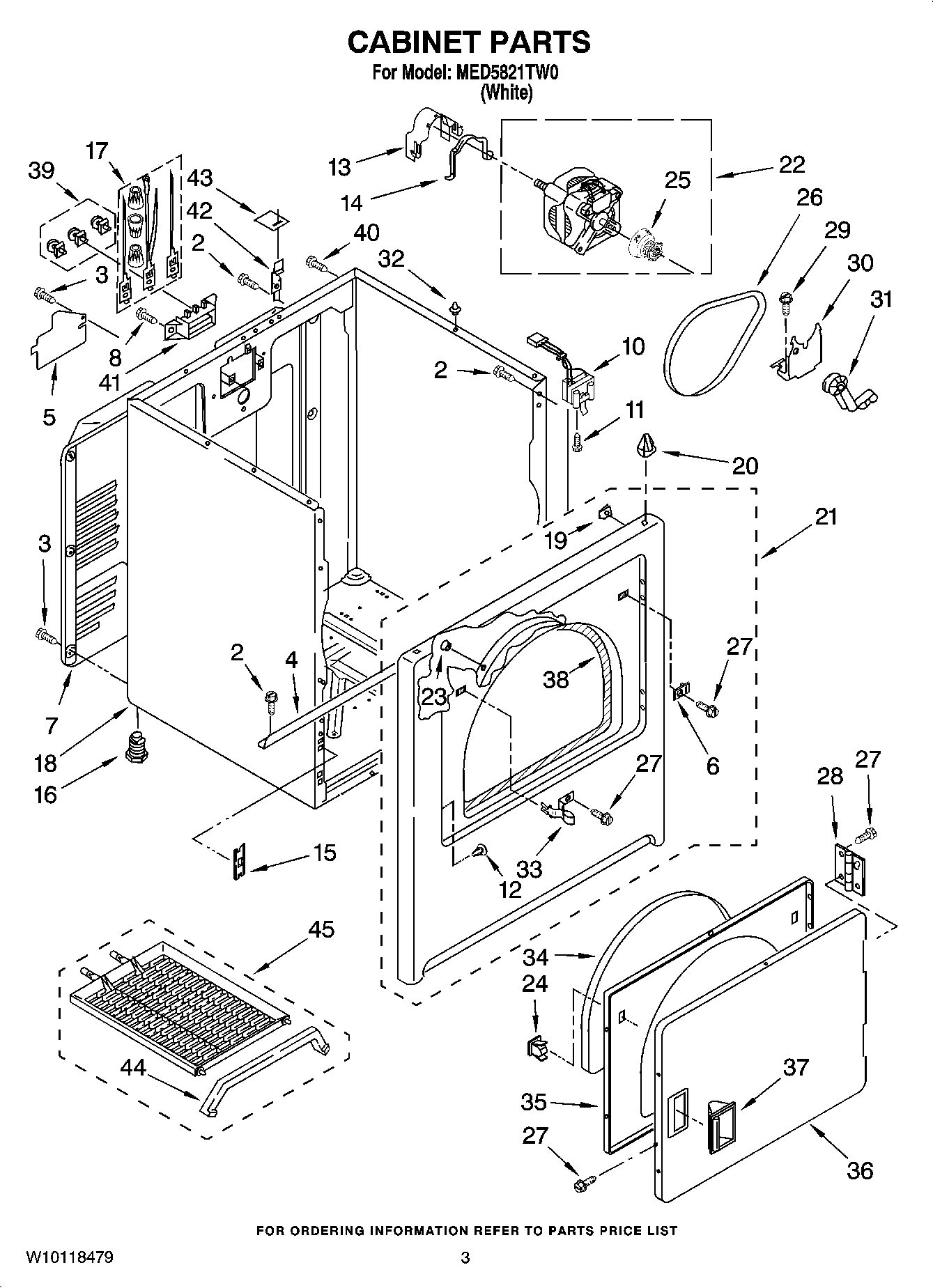 02 - CABINET PARTS