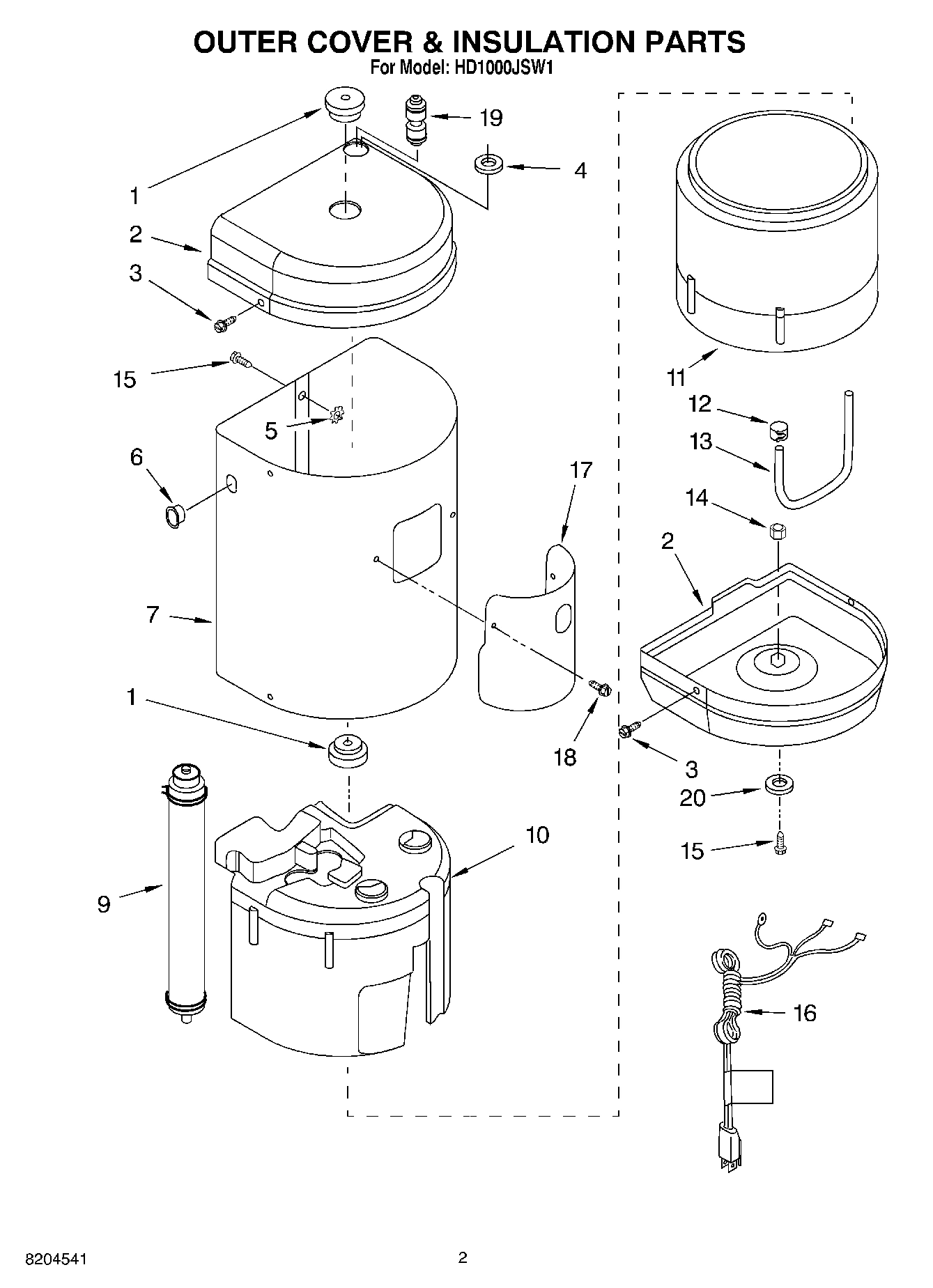01 - OUTER COVER & INSULATION PARTS