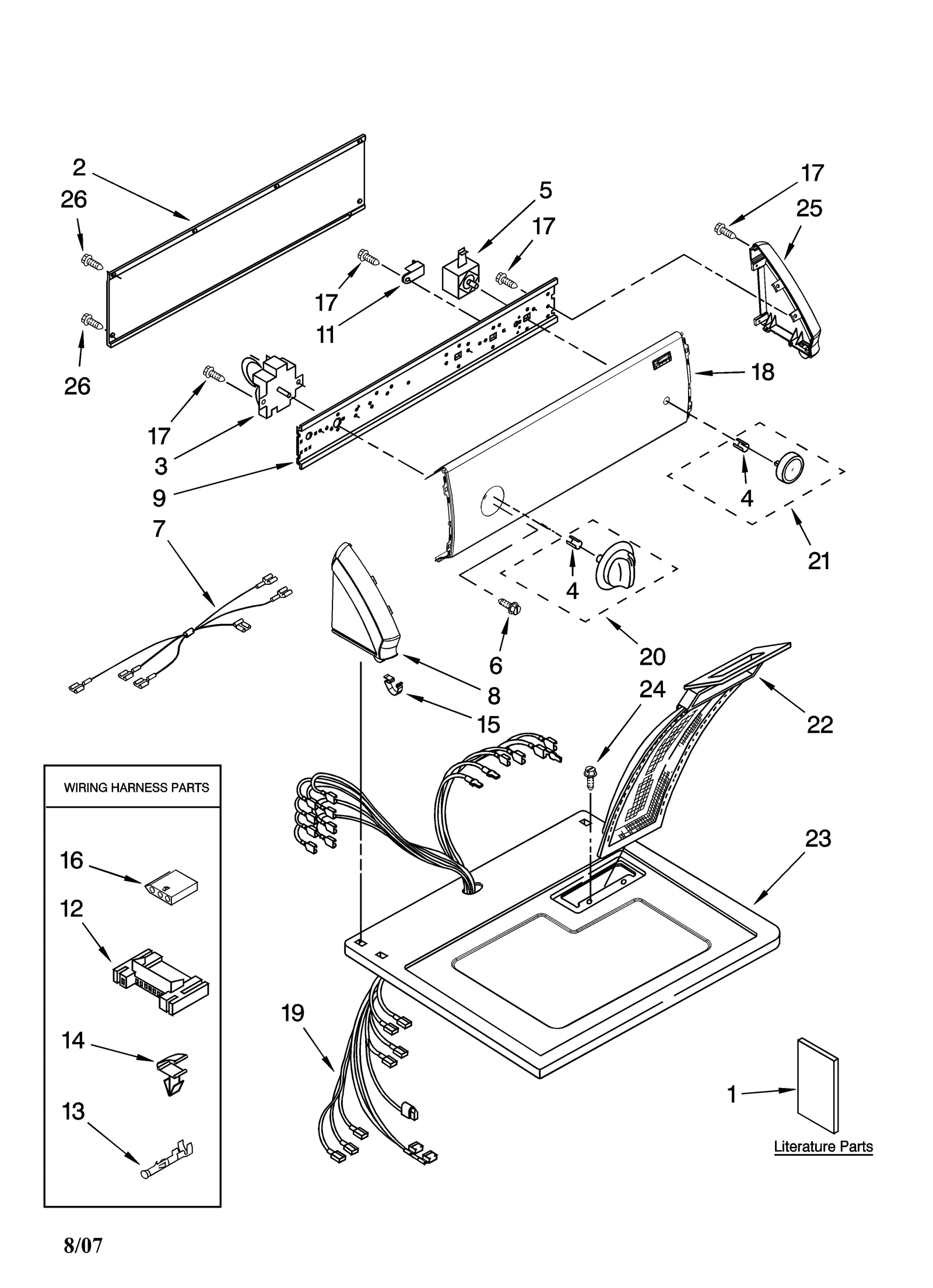 TOP AND CONSOLE PARTS