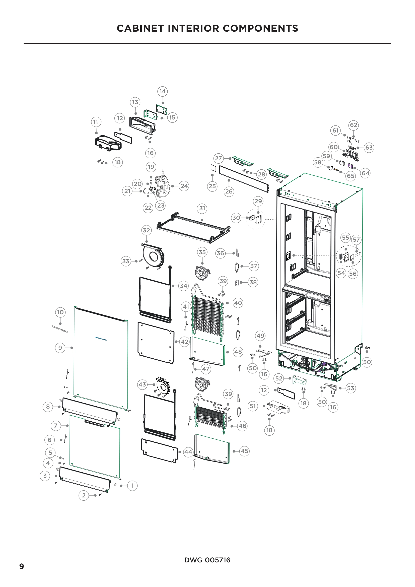CABINET INTERIOR COMPONENTS