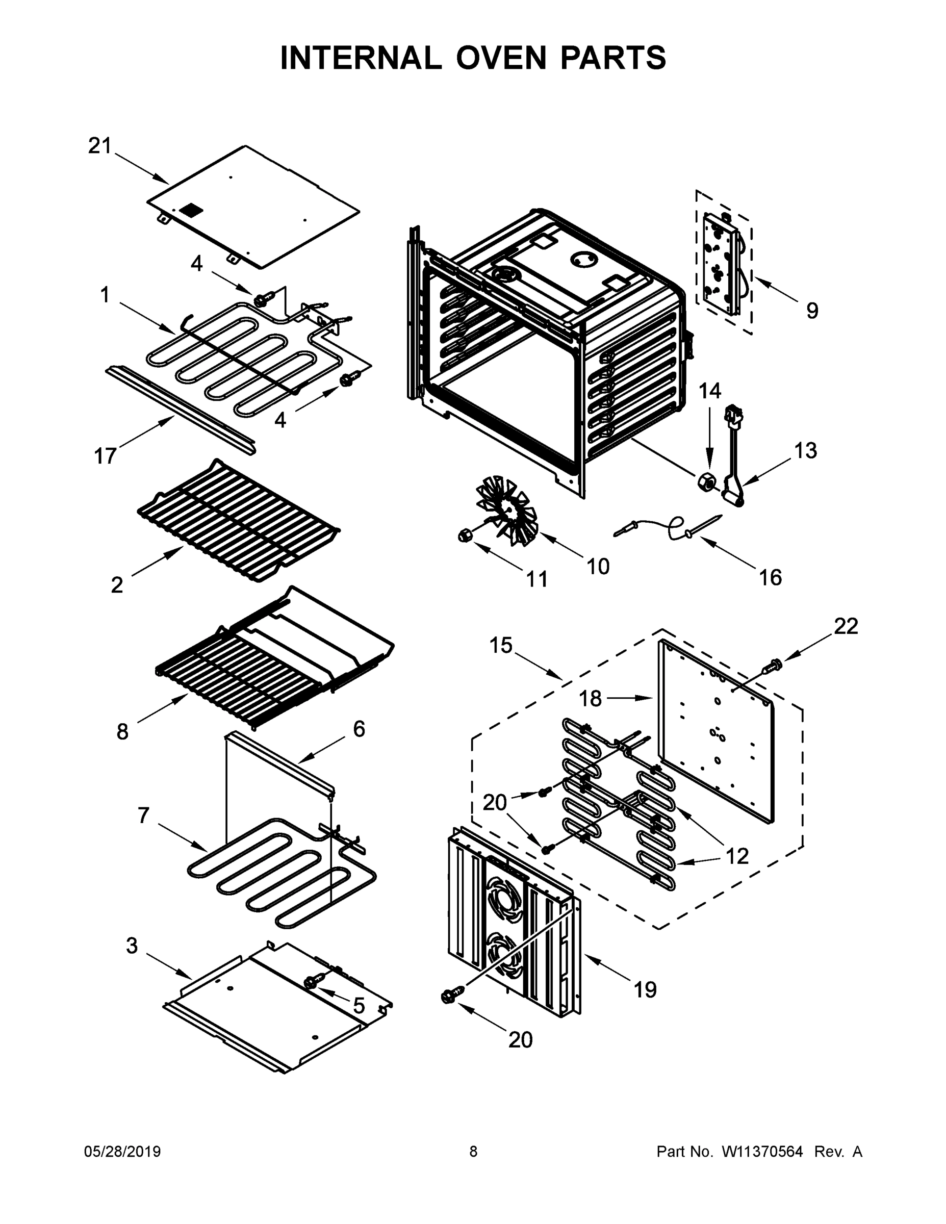 05 - INTERNAL OVEN PARTS