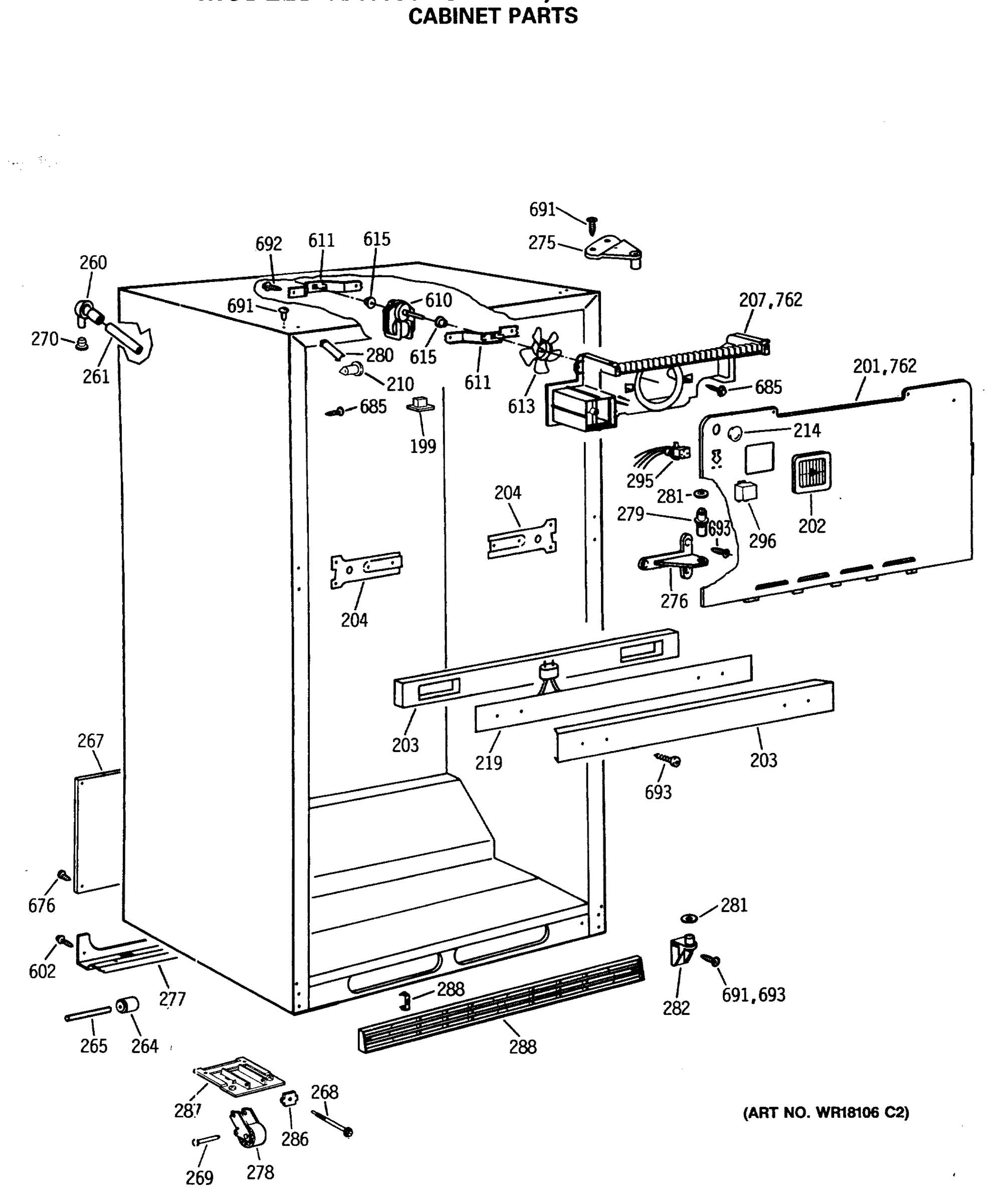 CABINET PARTS