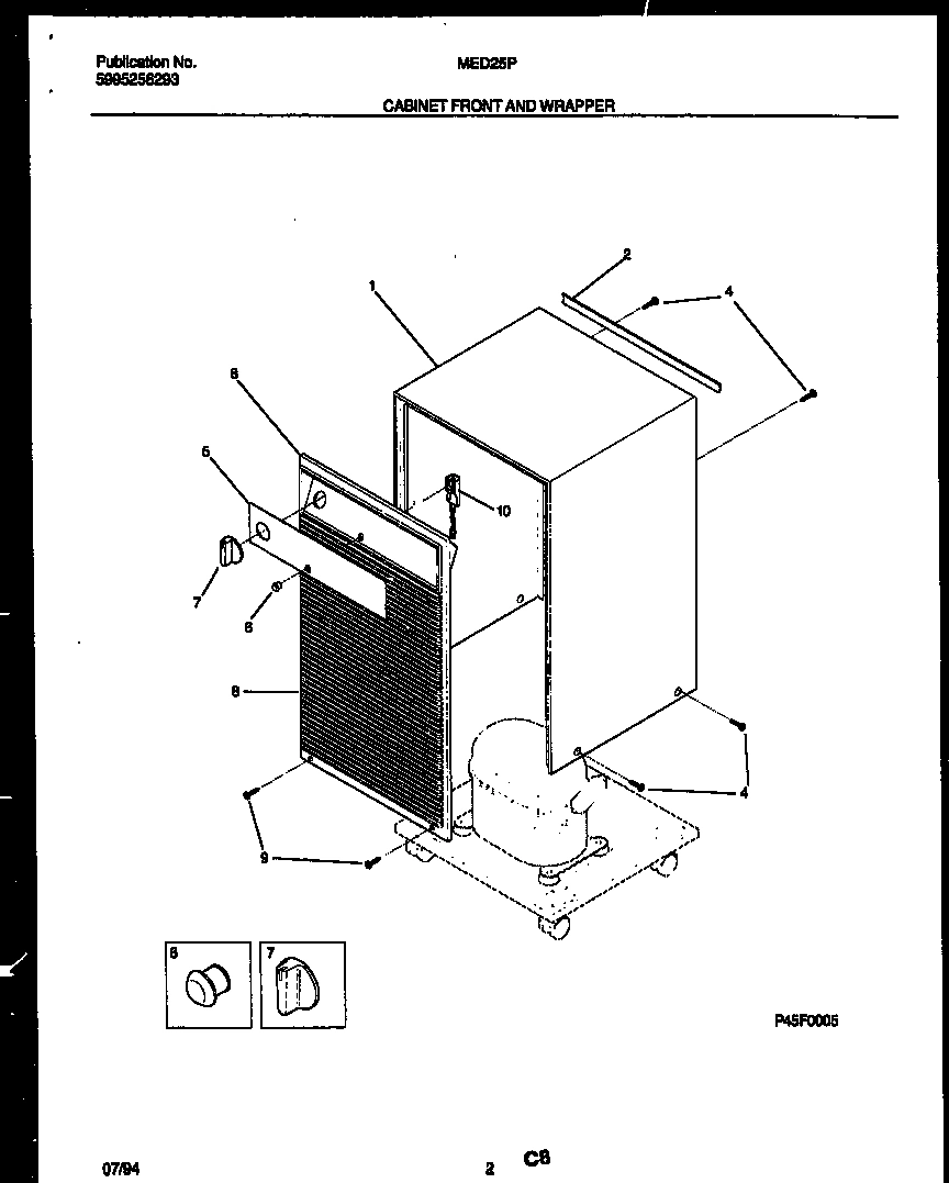 02 - CABINET FRONT AND WRAPPER