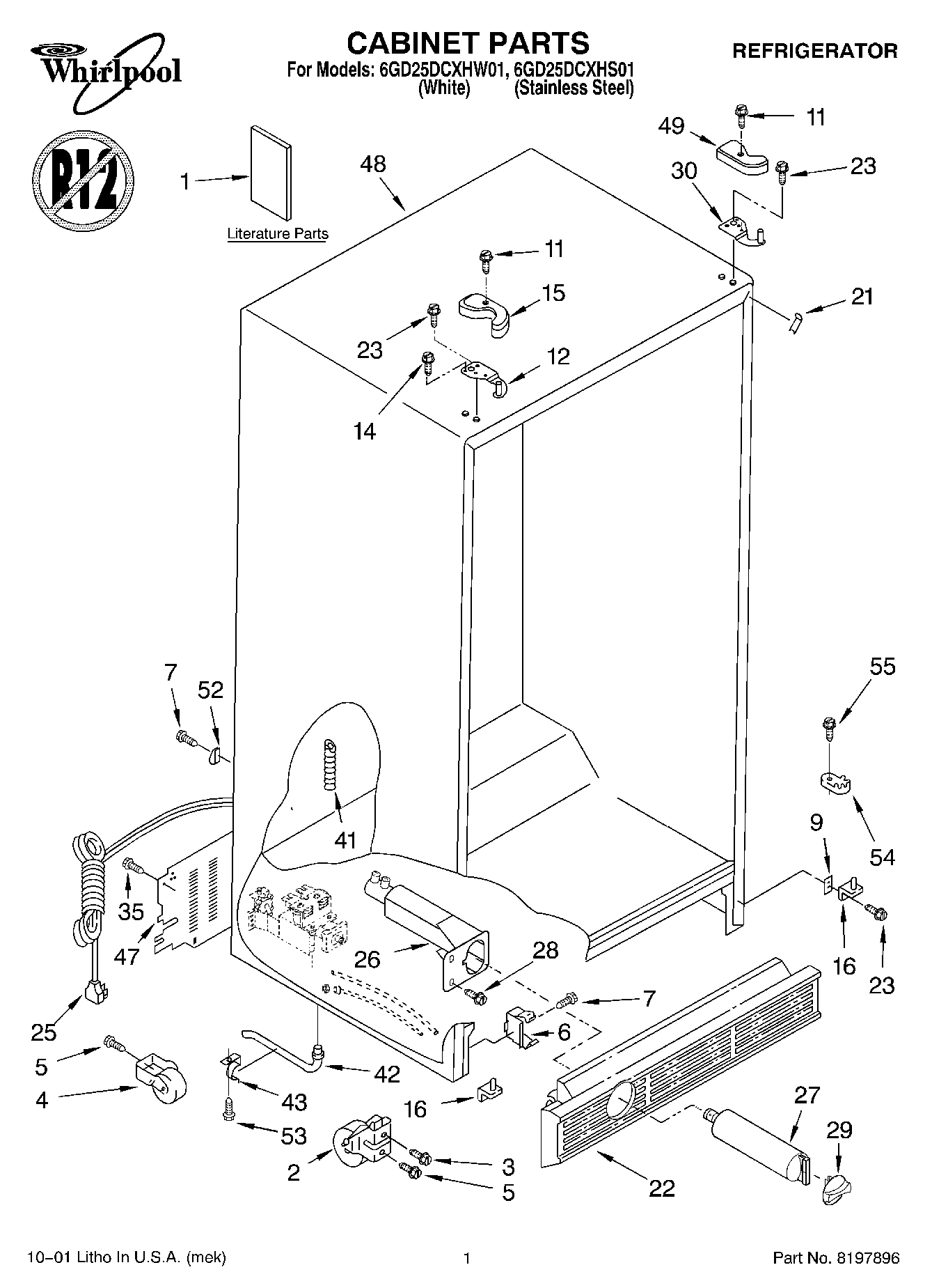 01 - CABINET, LITERATURE