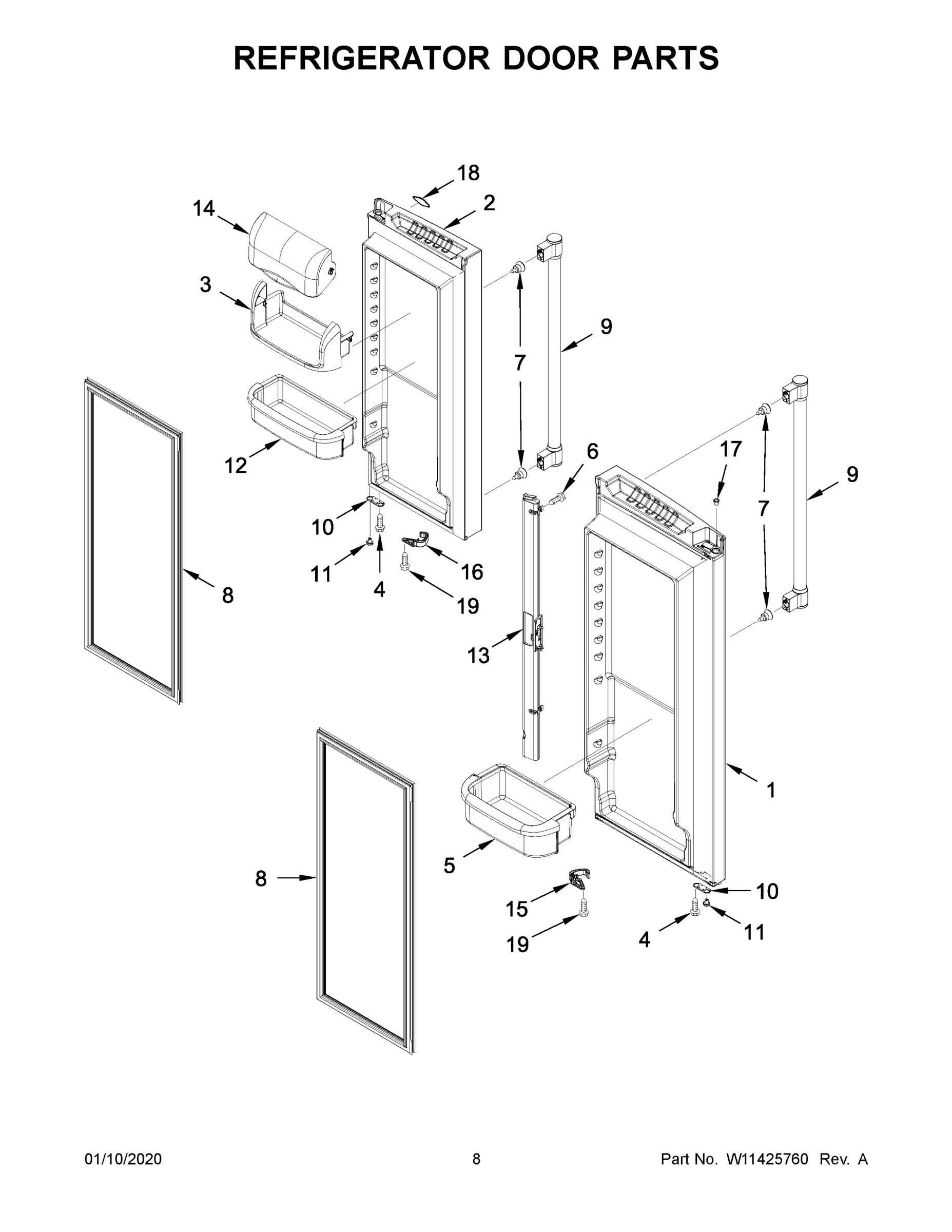 05 - REFRIGERATOR DOOR PARTS