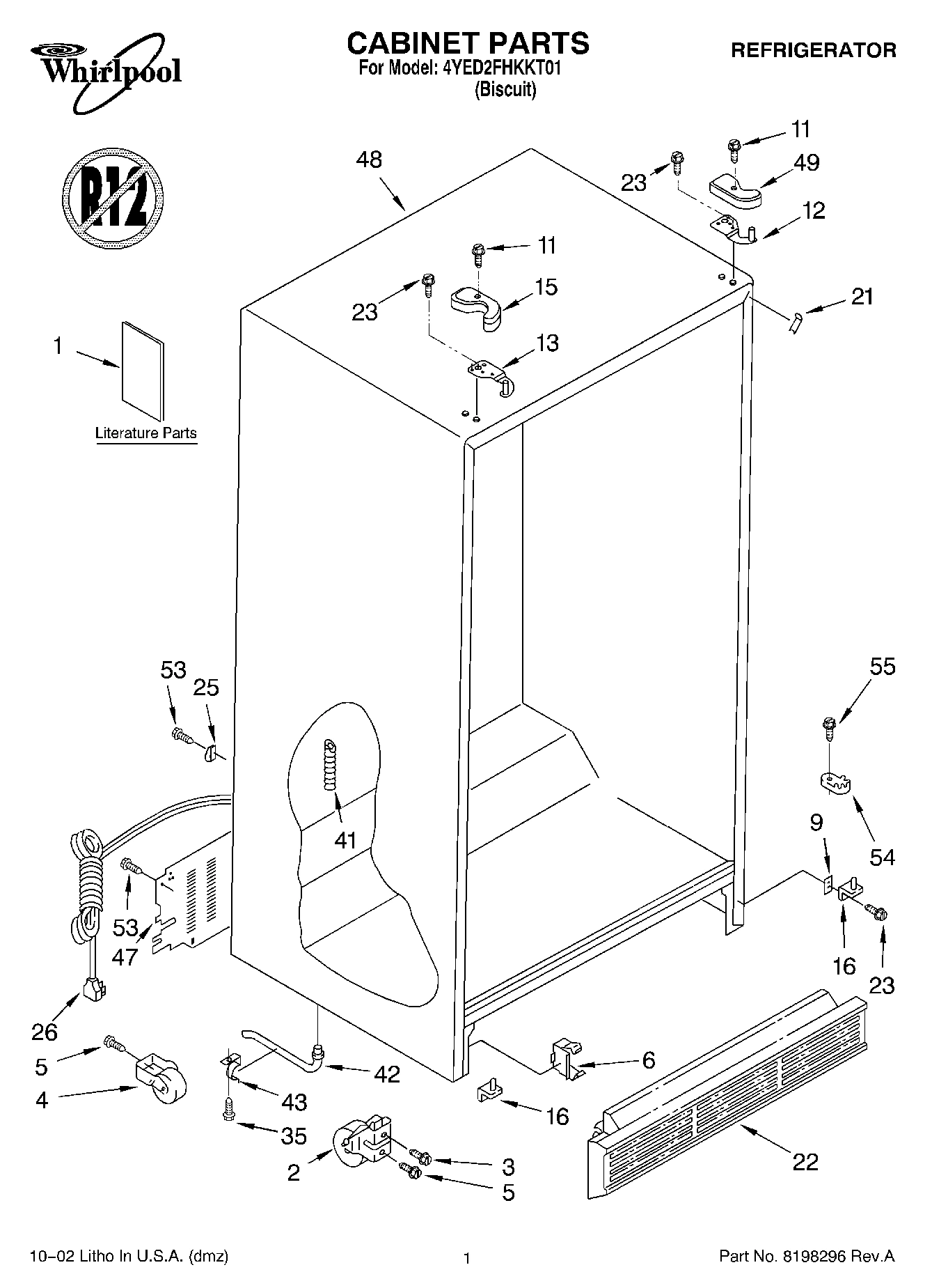 01 - CABINET, LITERATURE