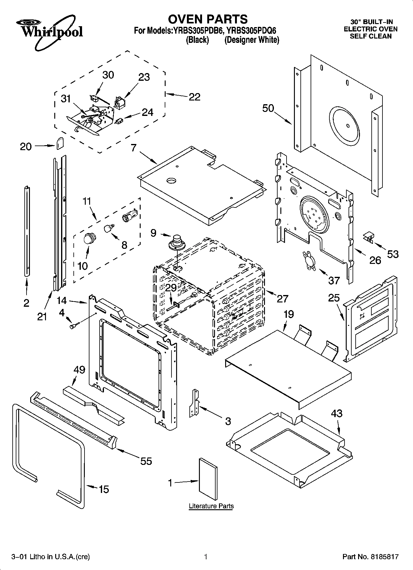 01 - OVEN PARTS