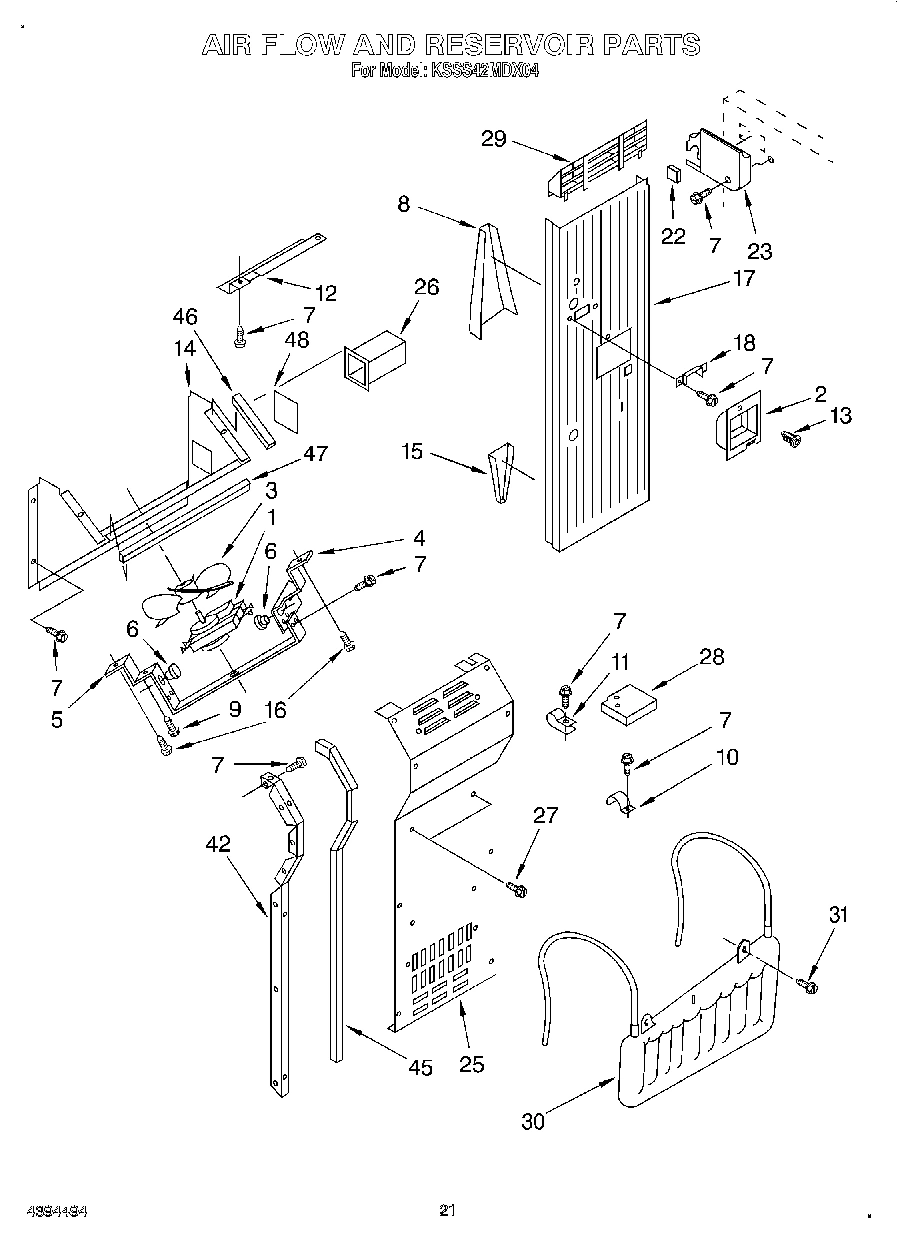 14 - AIR FLOW RESERVOIR