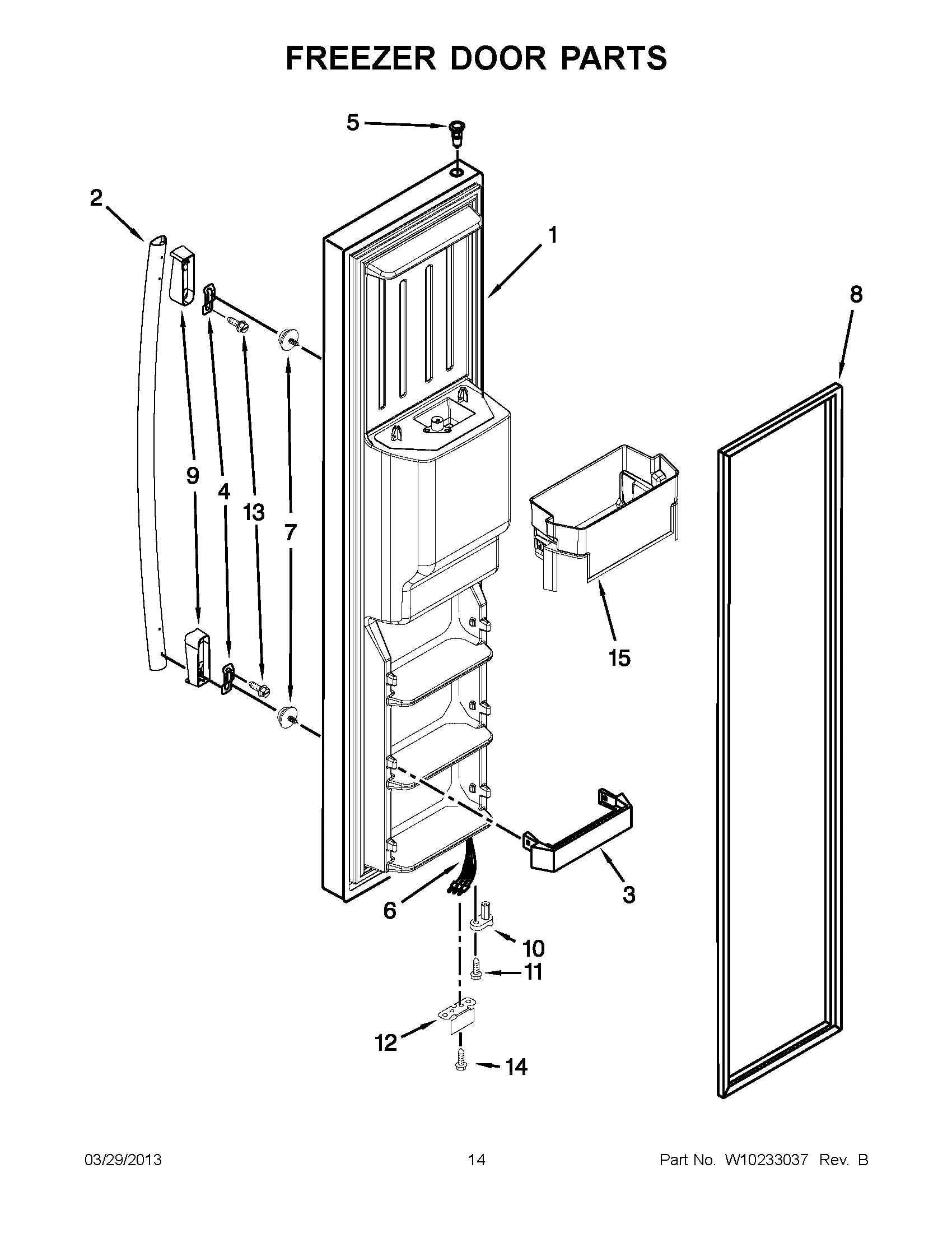 07 - FREEZER DOOR PARTS