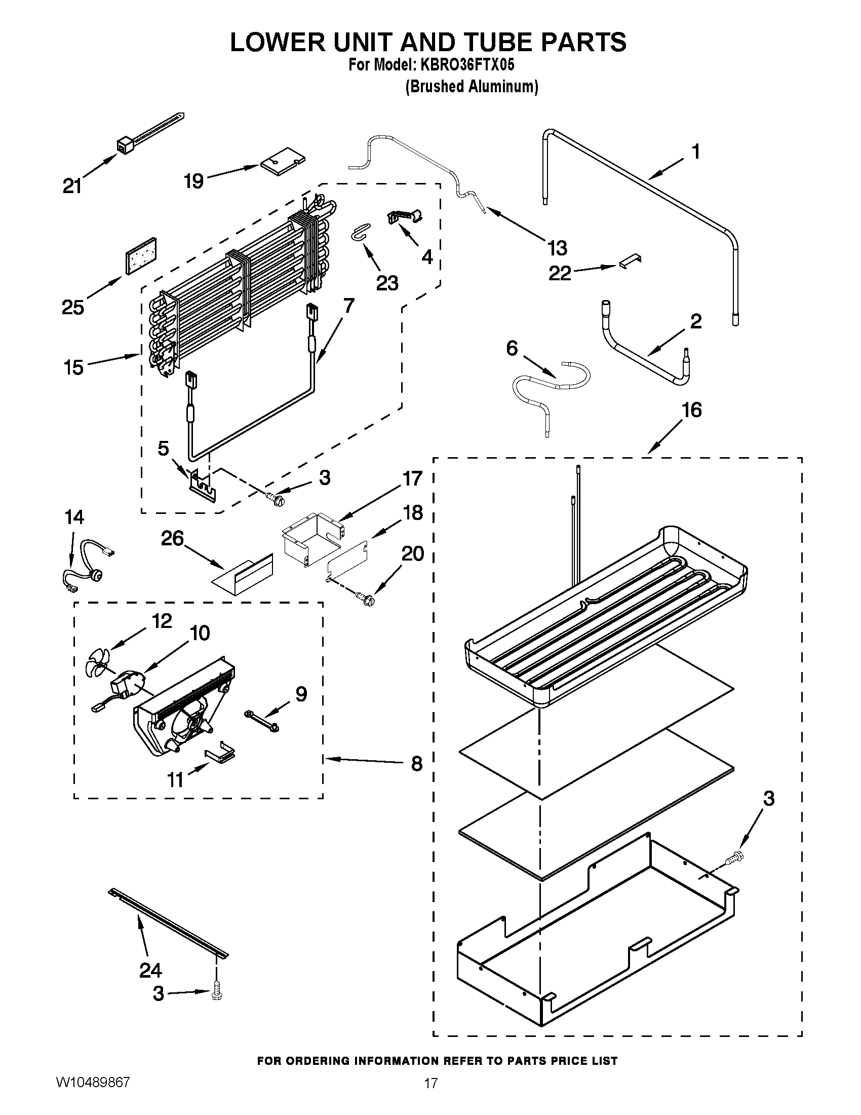 10 - LOWER UNIT AND TUBE PARTS