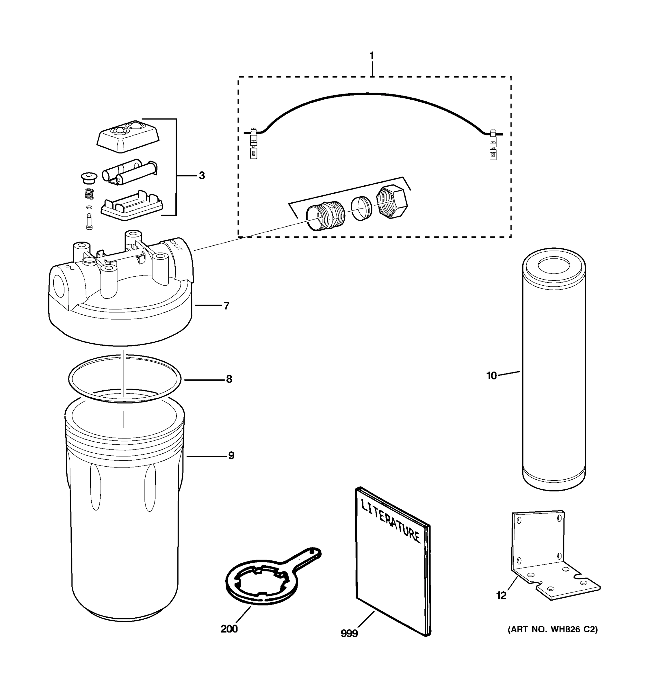 WATER FILTRATION PARTS