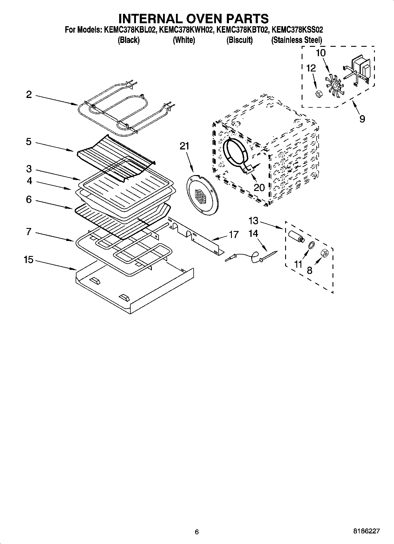 05 - INTERNAL OVEN PARTS