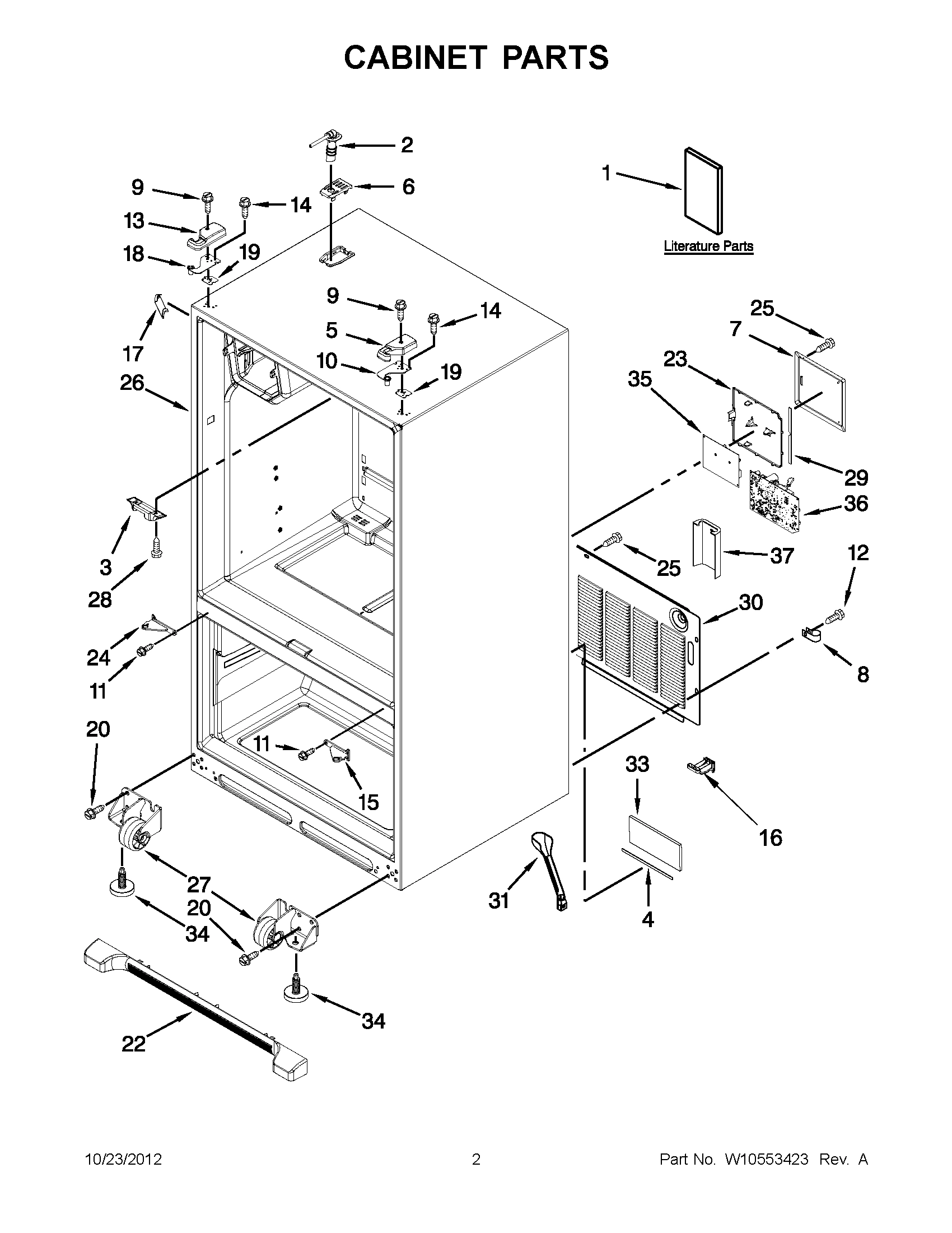 01 - CABINET PARTS