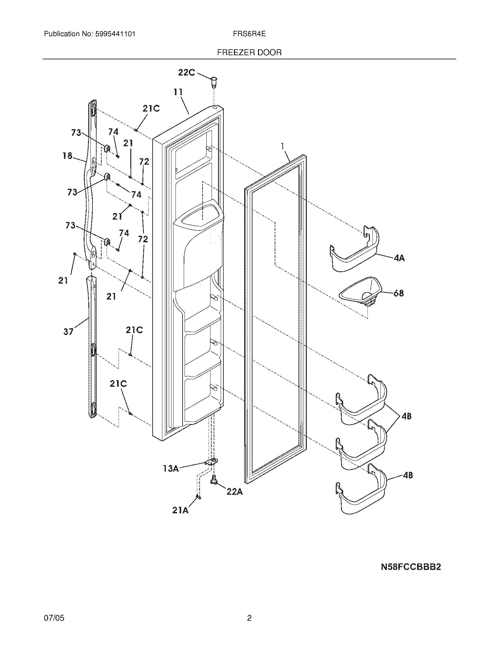 03 - FREEZER DOOR