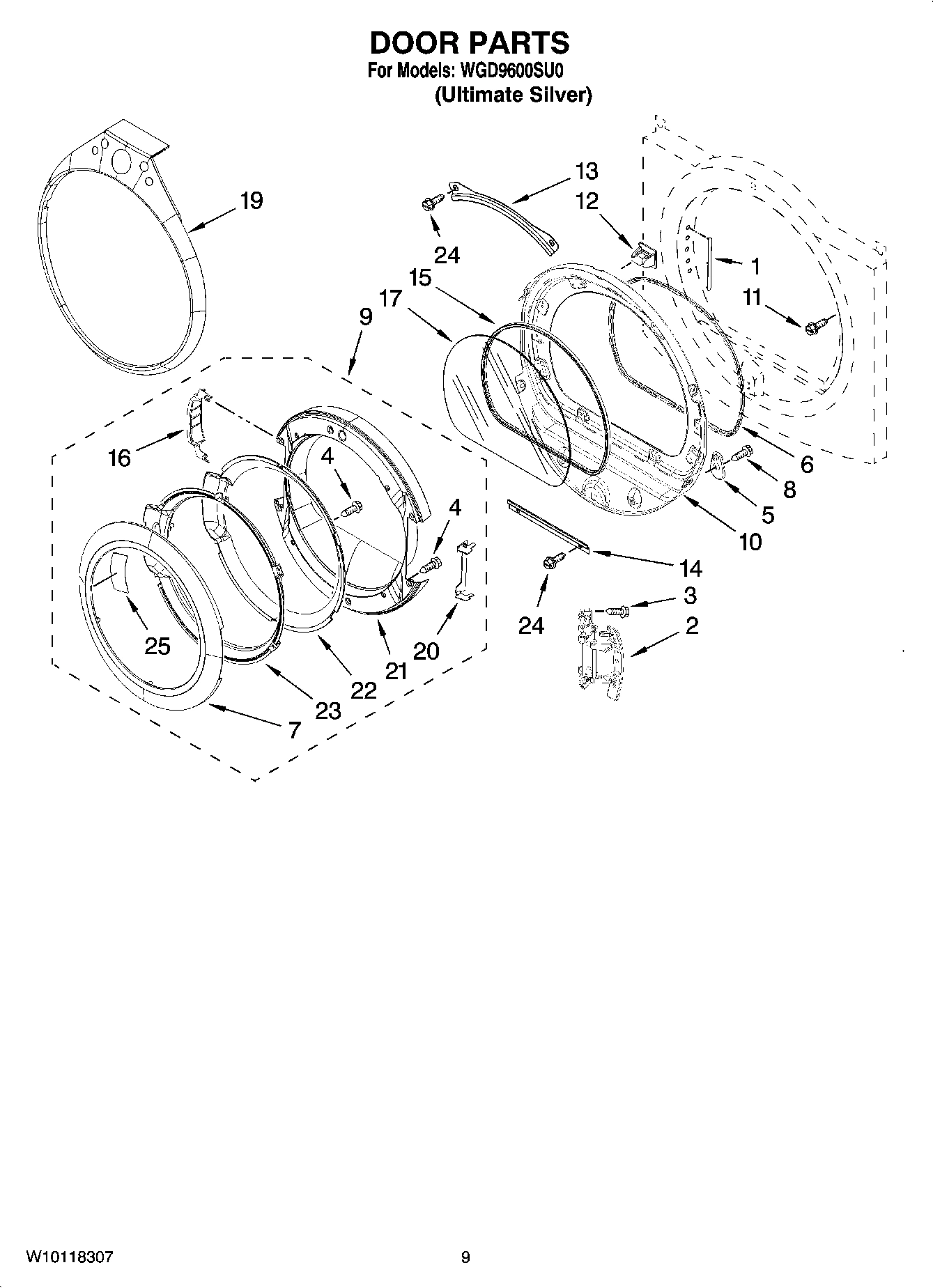 05 - DOOR PARTS, OPTIONAL PARTS (NOT INCLUDED)