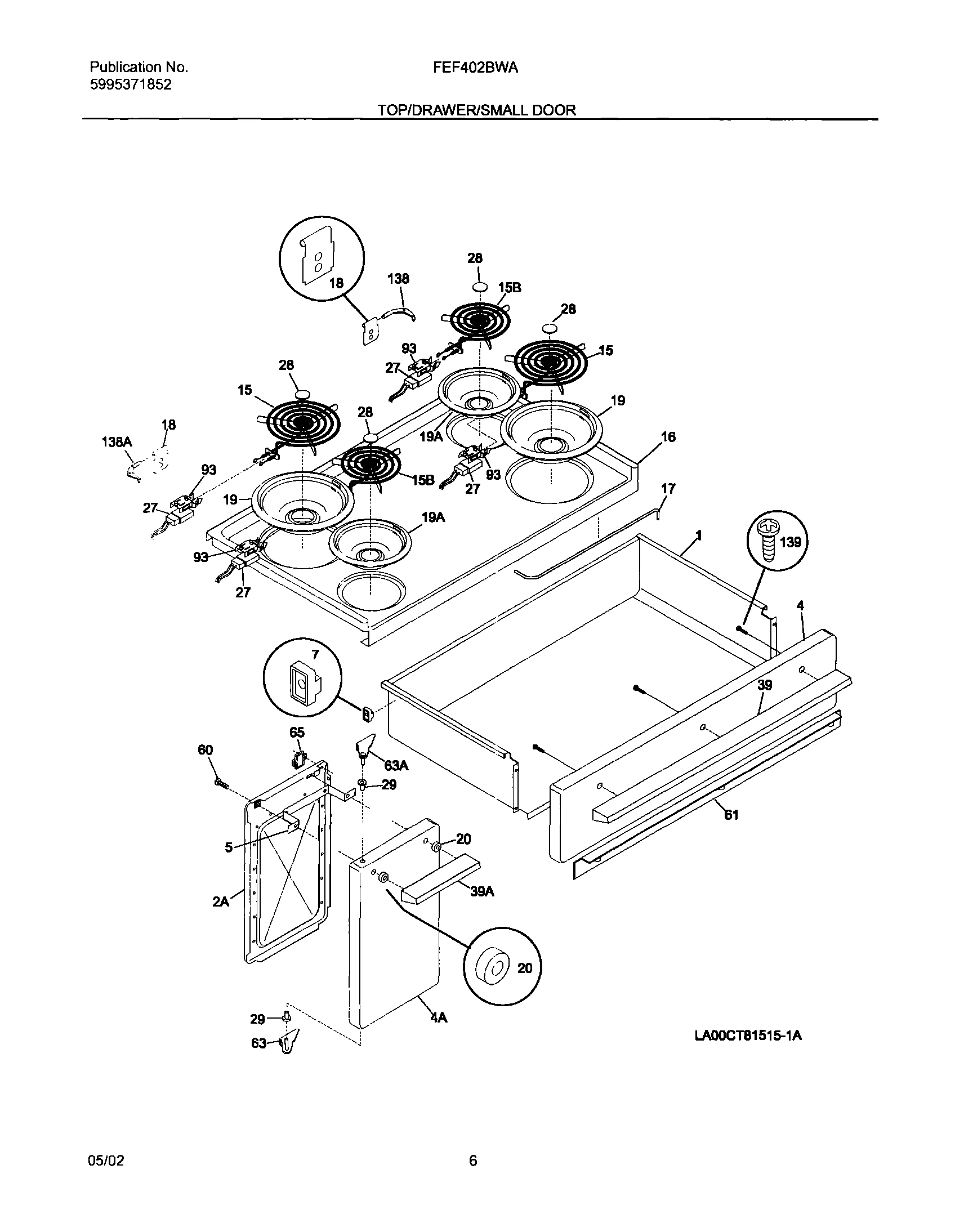 07 - TOP/DRAWER/SMALL DOOR