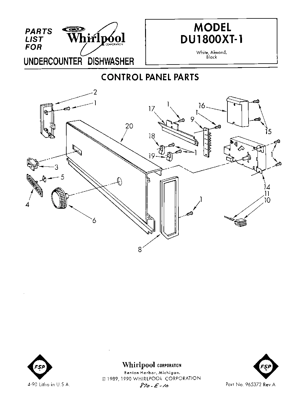 01 - CONTROL PANEL