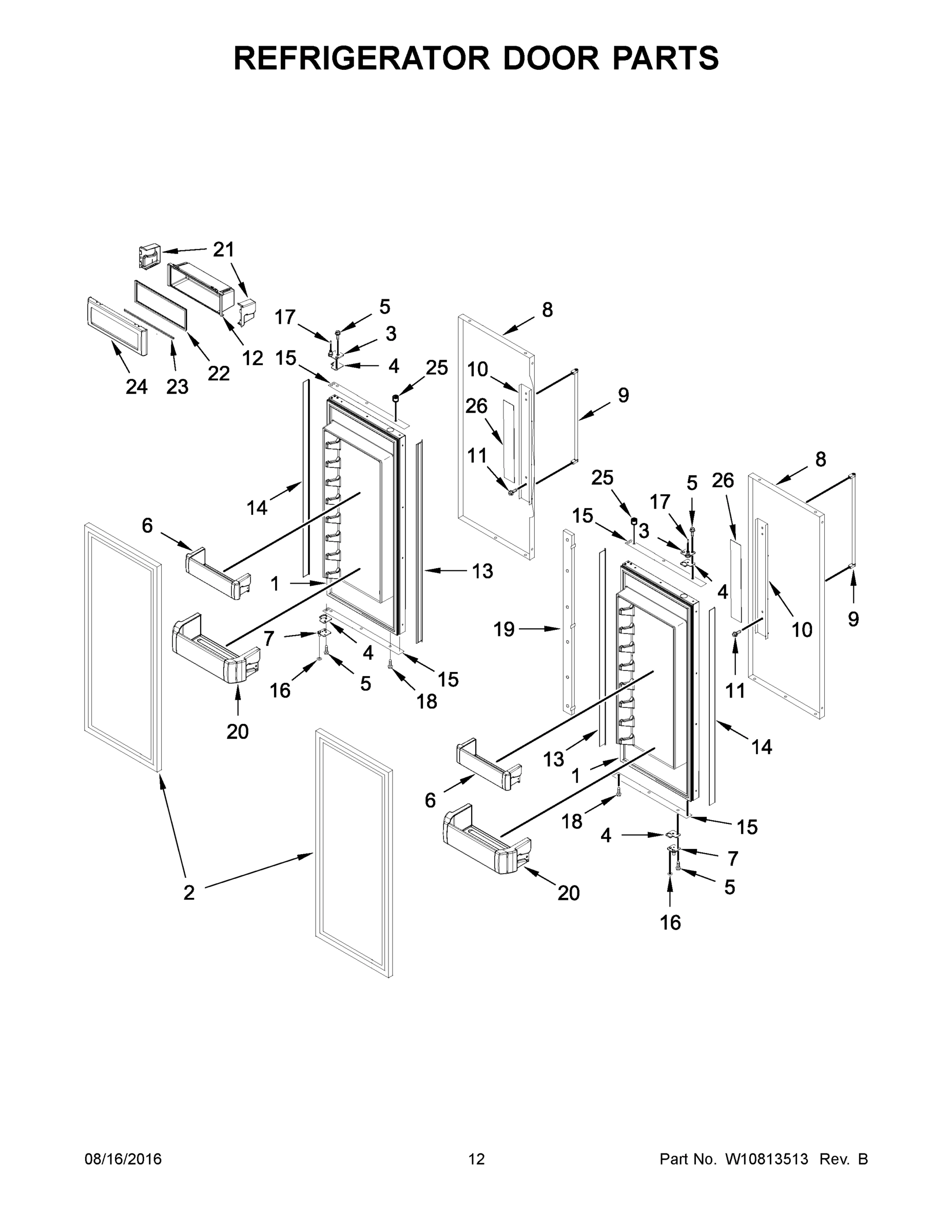 07 - REFRIGERATOR DOOR PARTS
