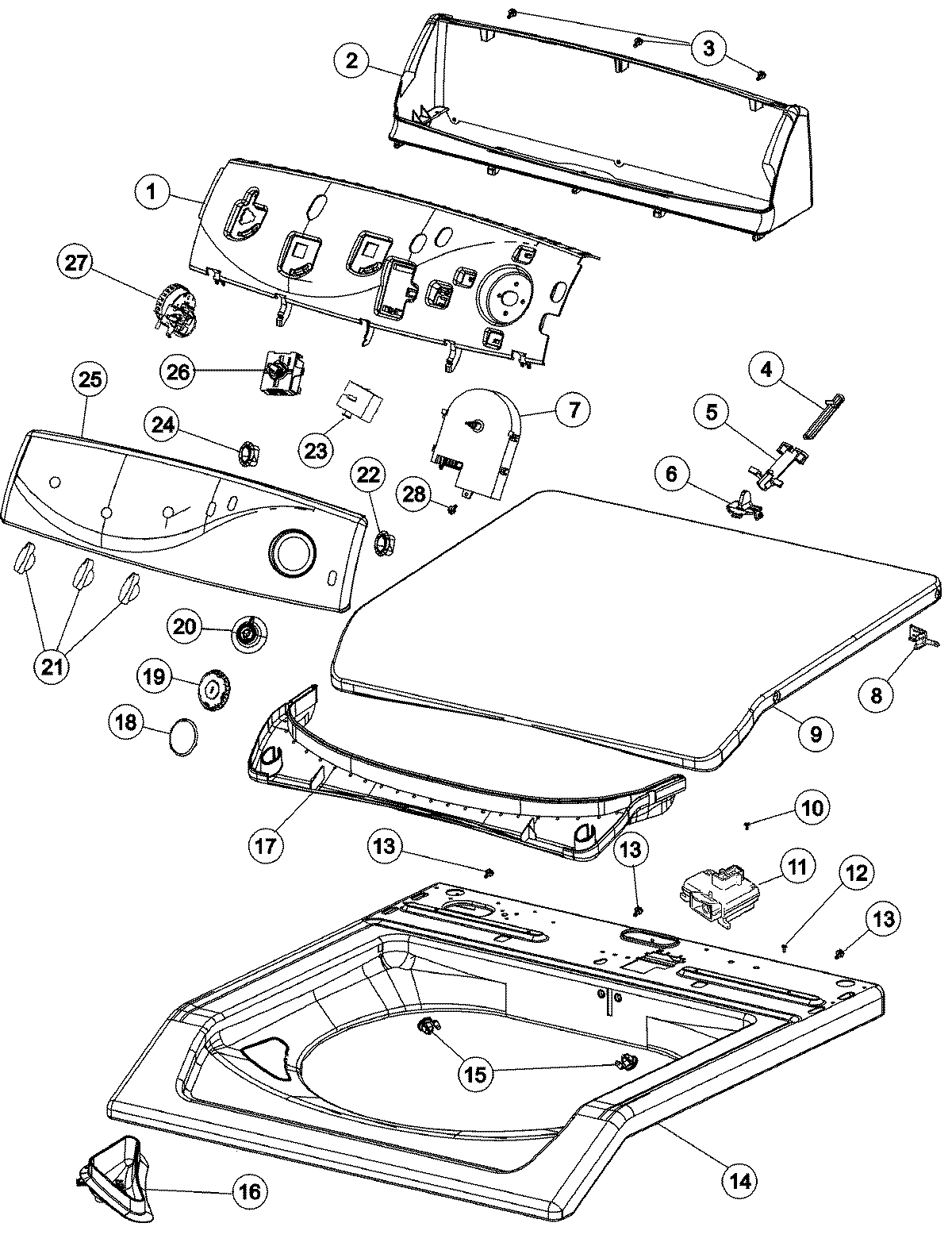 03 - CONTROL PANEL & TOP