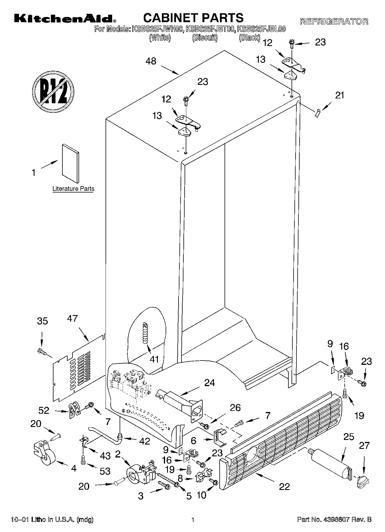 01 - CABINET, LITERATURE
