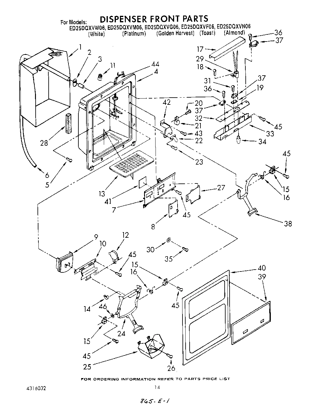 09 - DISPENSER FRONT