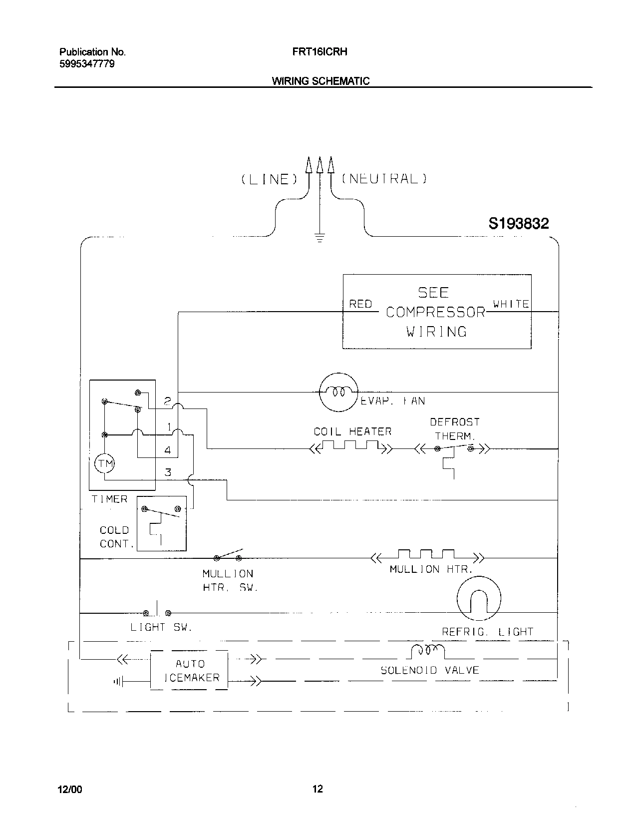 12 - WIRING SCHEMATIC