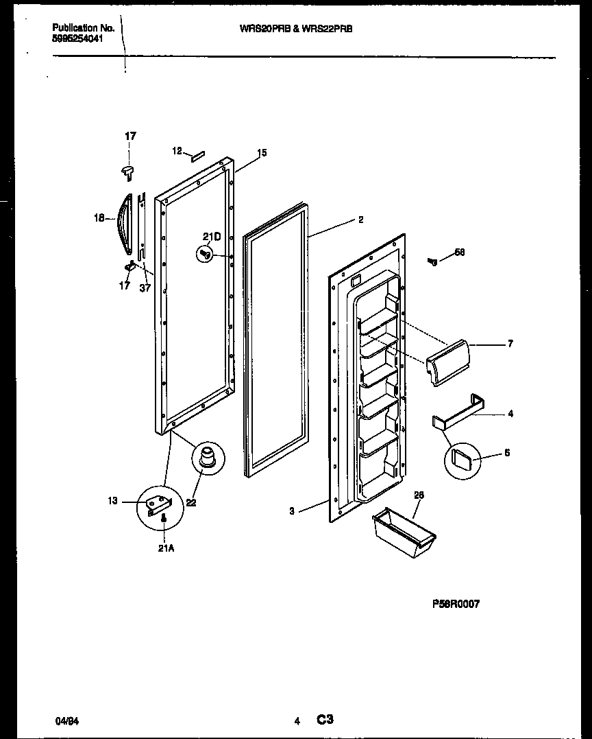 03 - REFRIGERATOR DOOR PARTS