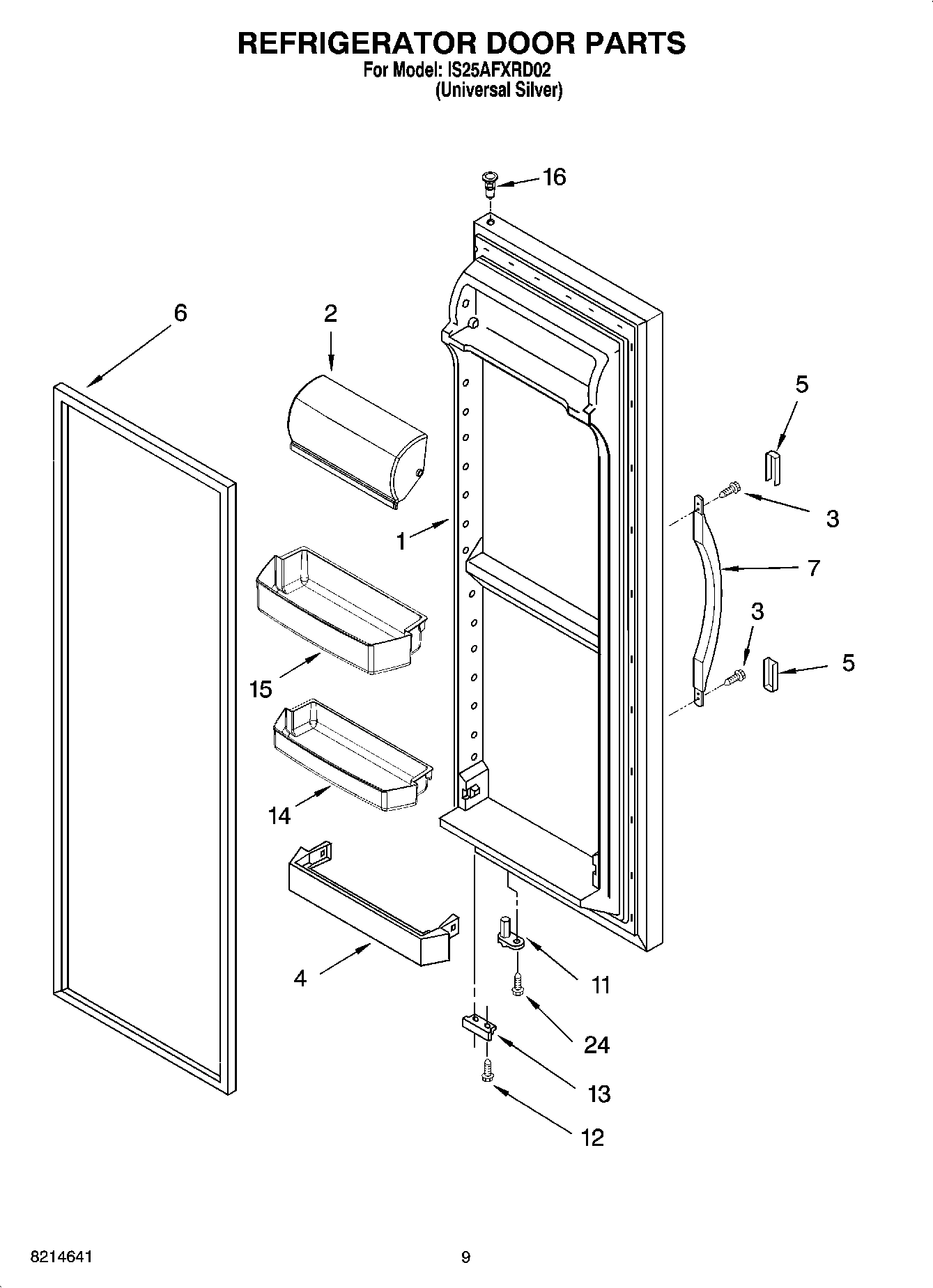 06 - REFRIGERATOR DOOR PARTS