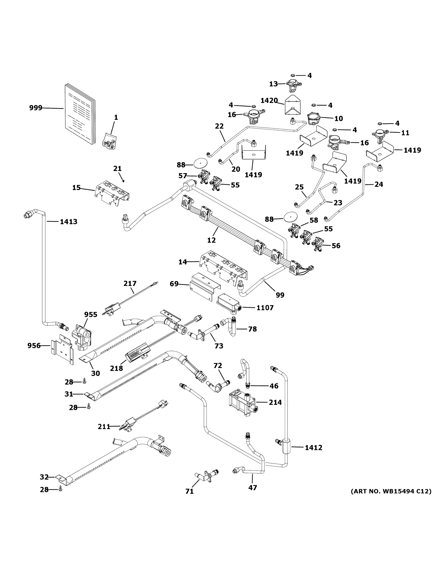 GAS & BURNER PARTS
