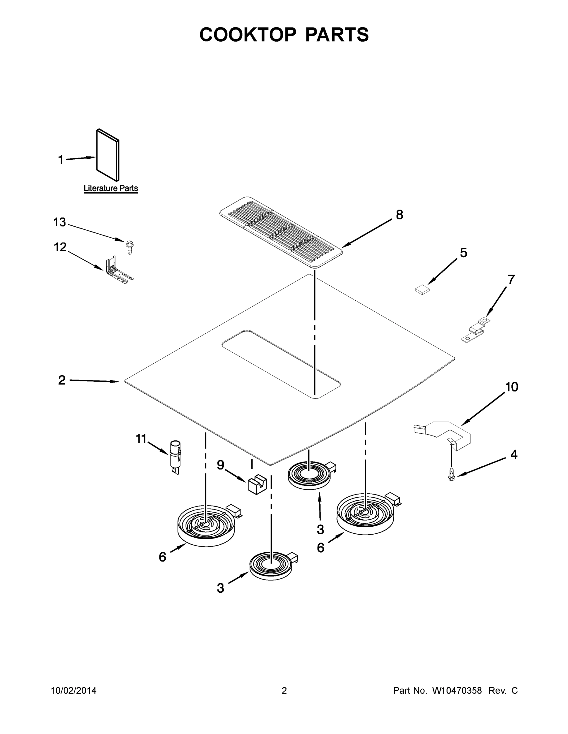 02 - COOKTOP PARTS