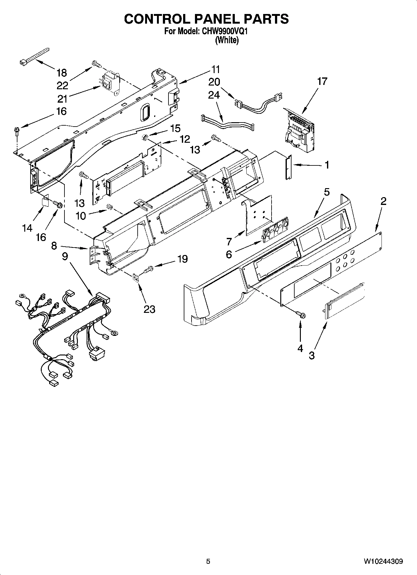 03 - CONTROL PANEL PARTS