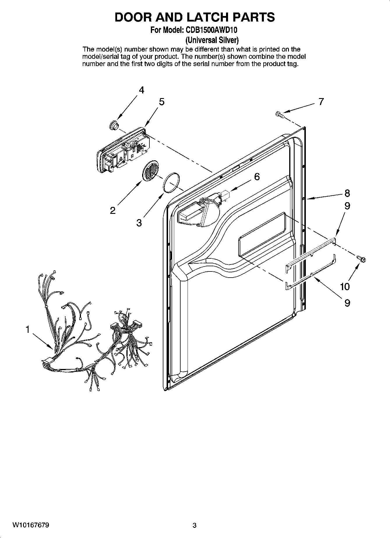 03 - DOOR AND LATCH PARTS