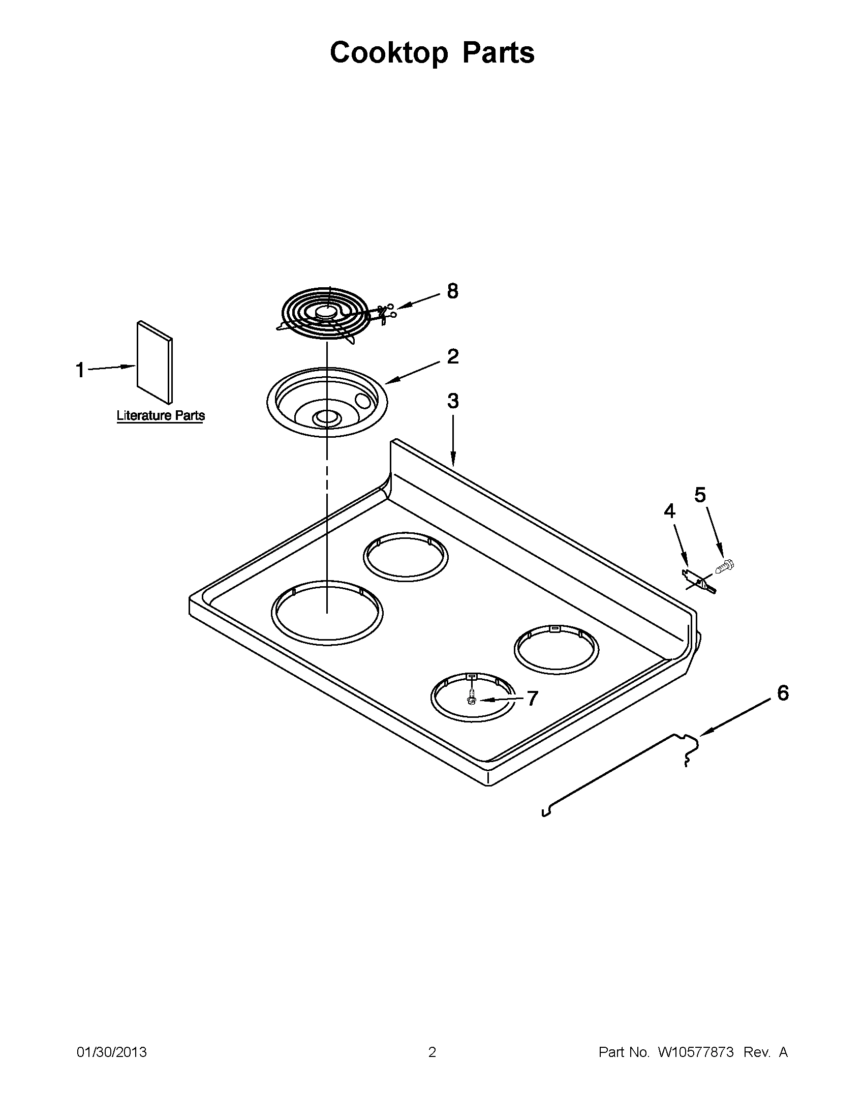 01 - COOKTOP PARTS