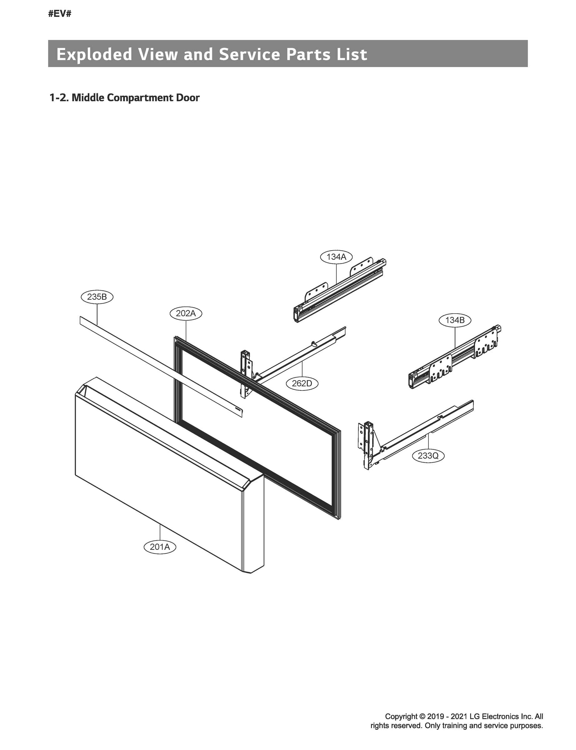 MIDDLE COMPARTMENT DOOR