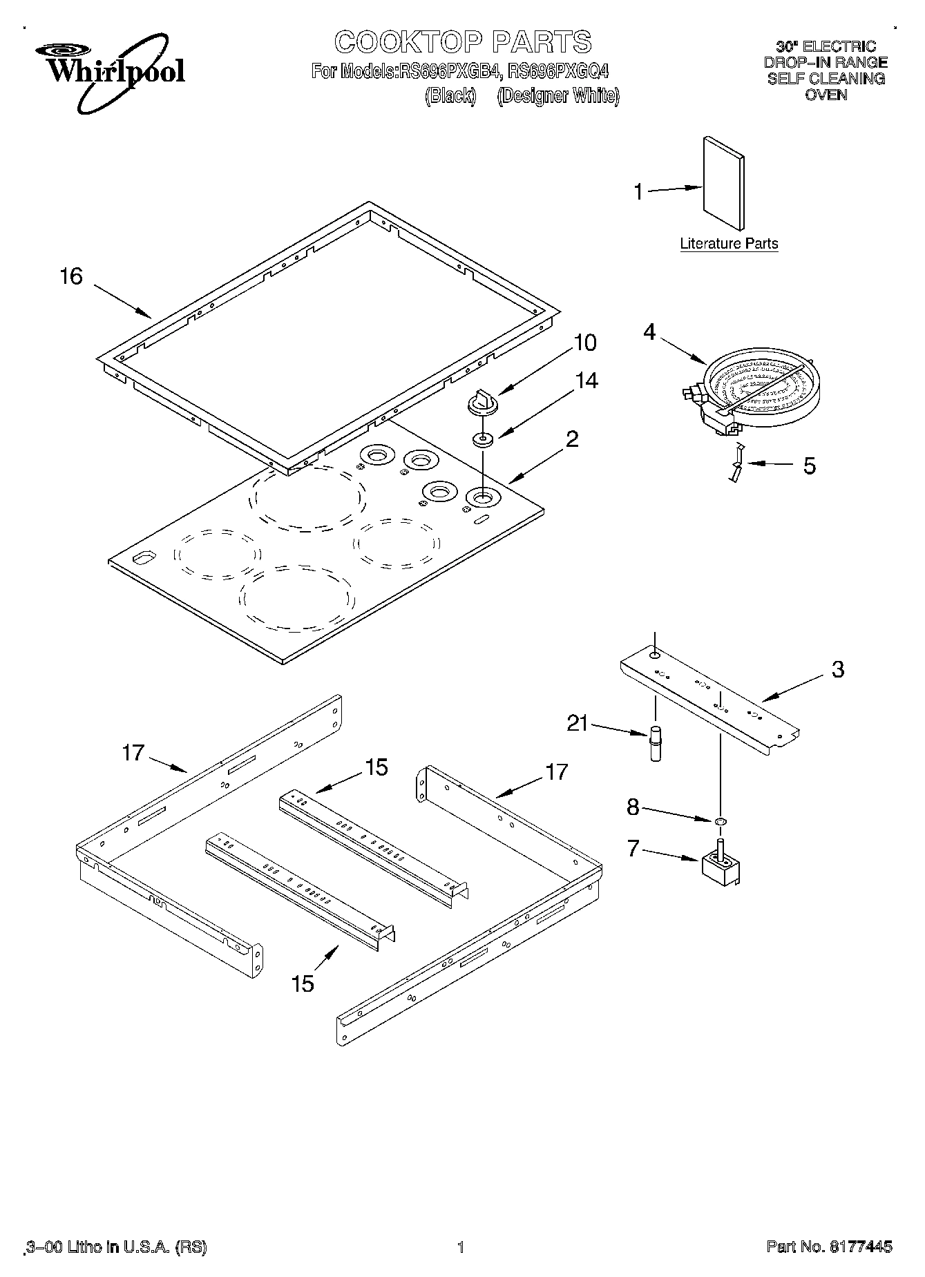 01 - COOKTOP, LITERATURE