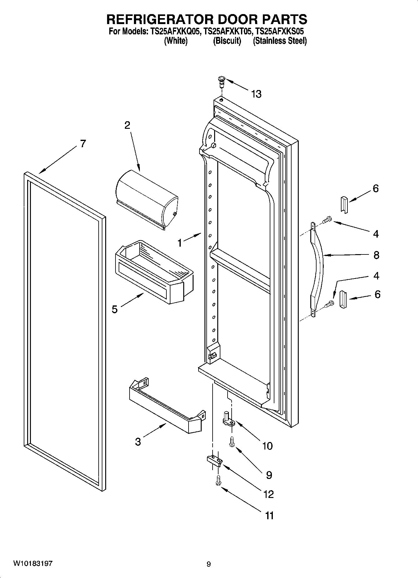 06 - REFRIGERATOR DOOR PARTS