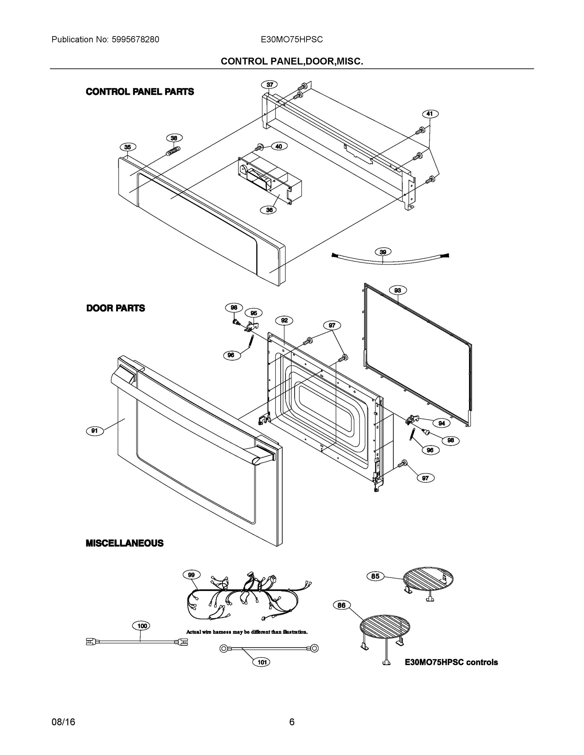 03 - CONTROL PANEL,DOOR,MISC
